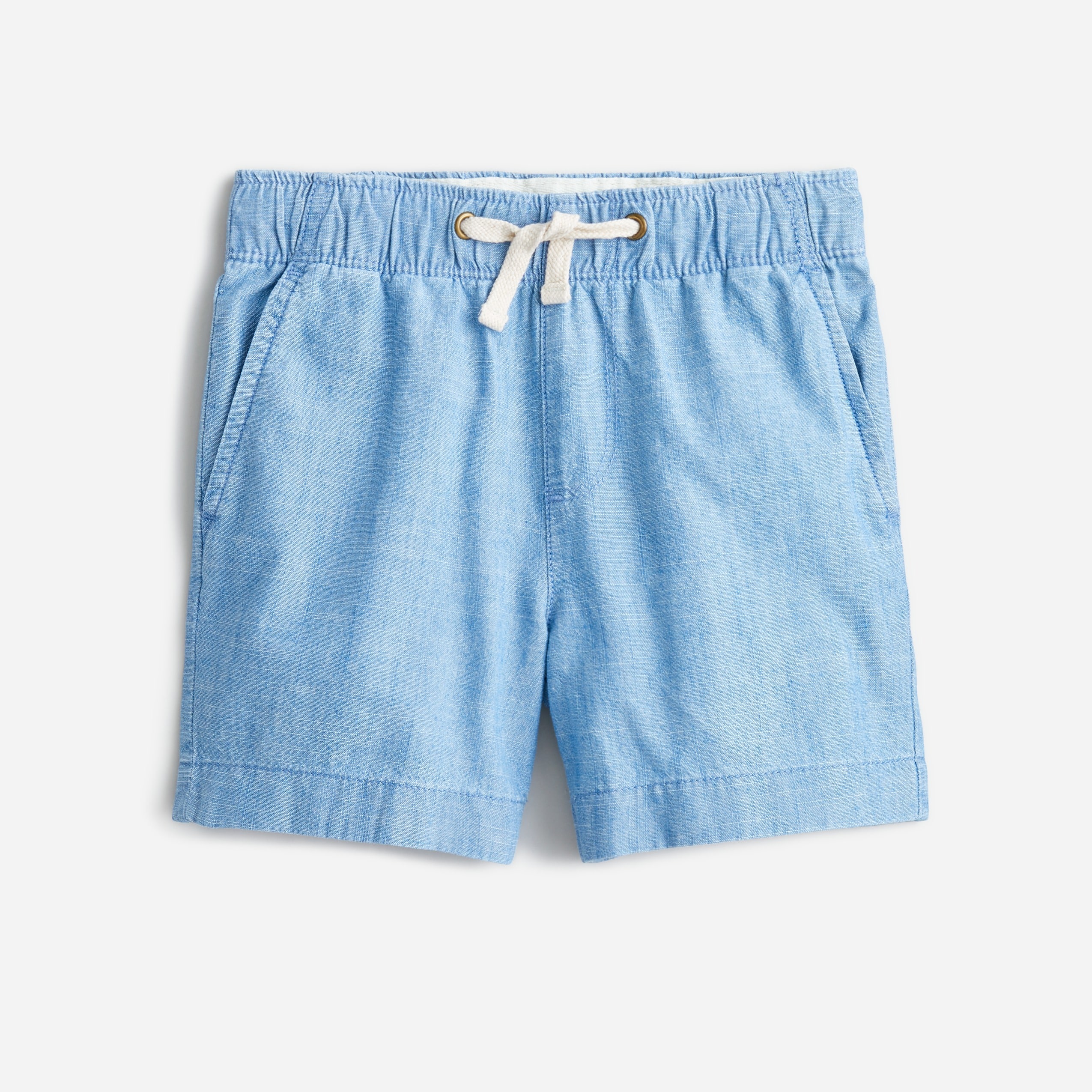 Boys' dock short in chambray