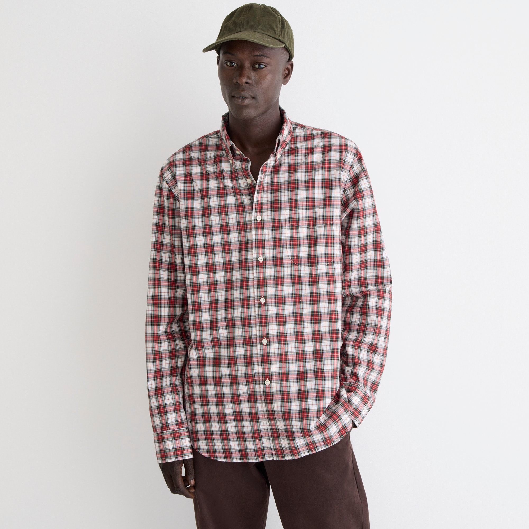 Secret Wash cotton poplin shirt