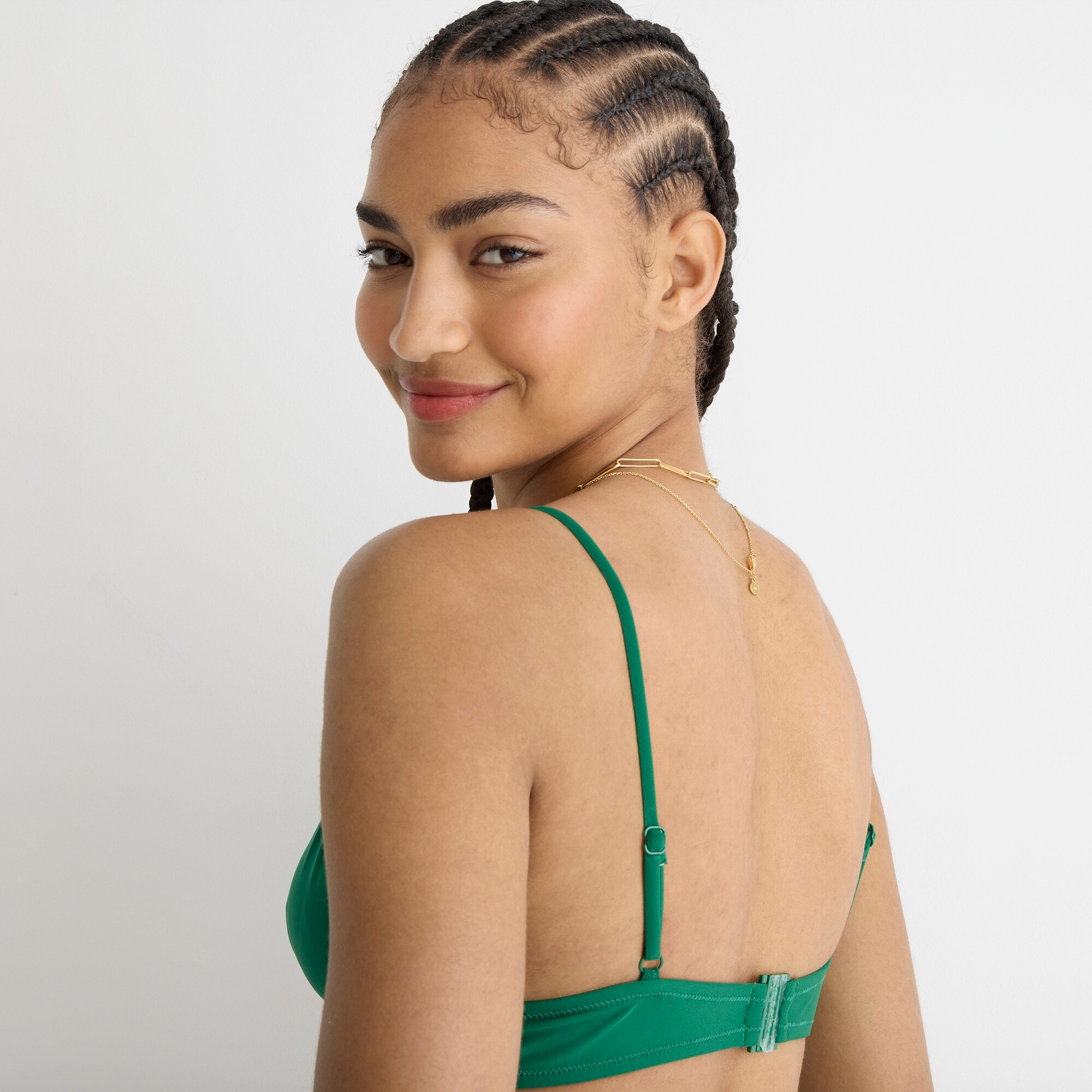 Plunge bikini top
