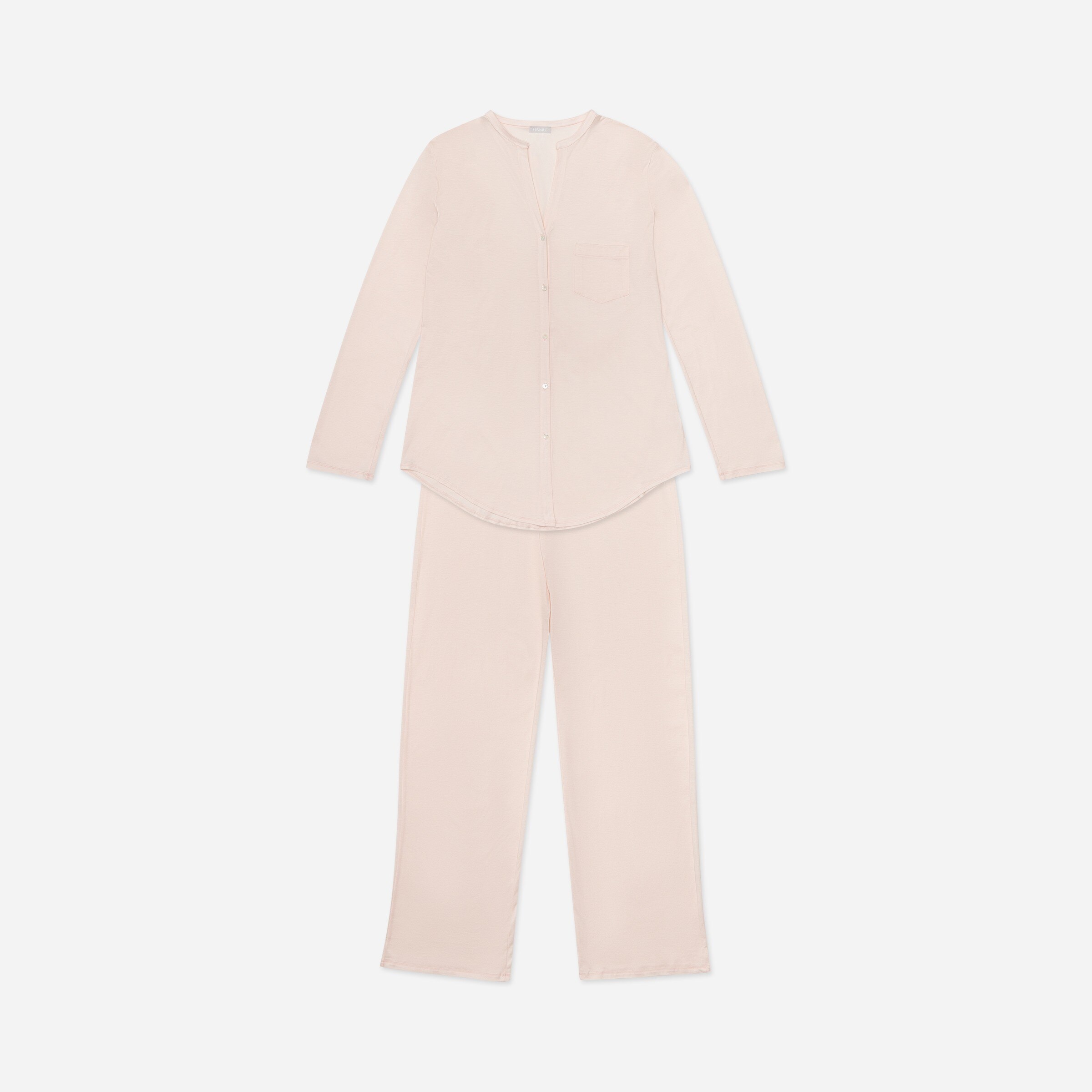 HANRO Cotton Deluxe long-sleeve pajamas