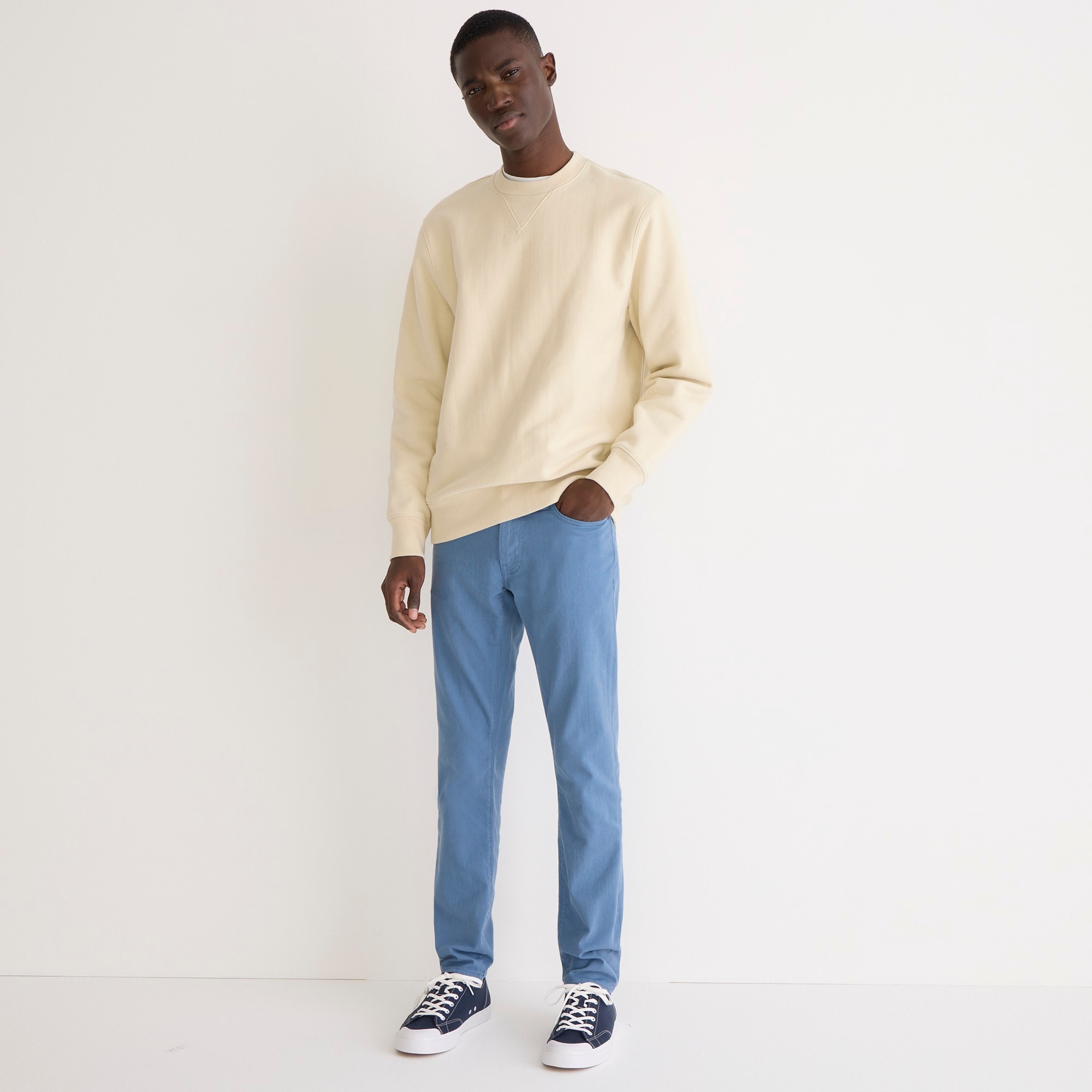 484 Slim-fit garment-dyed five-pocket pant