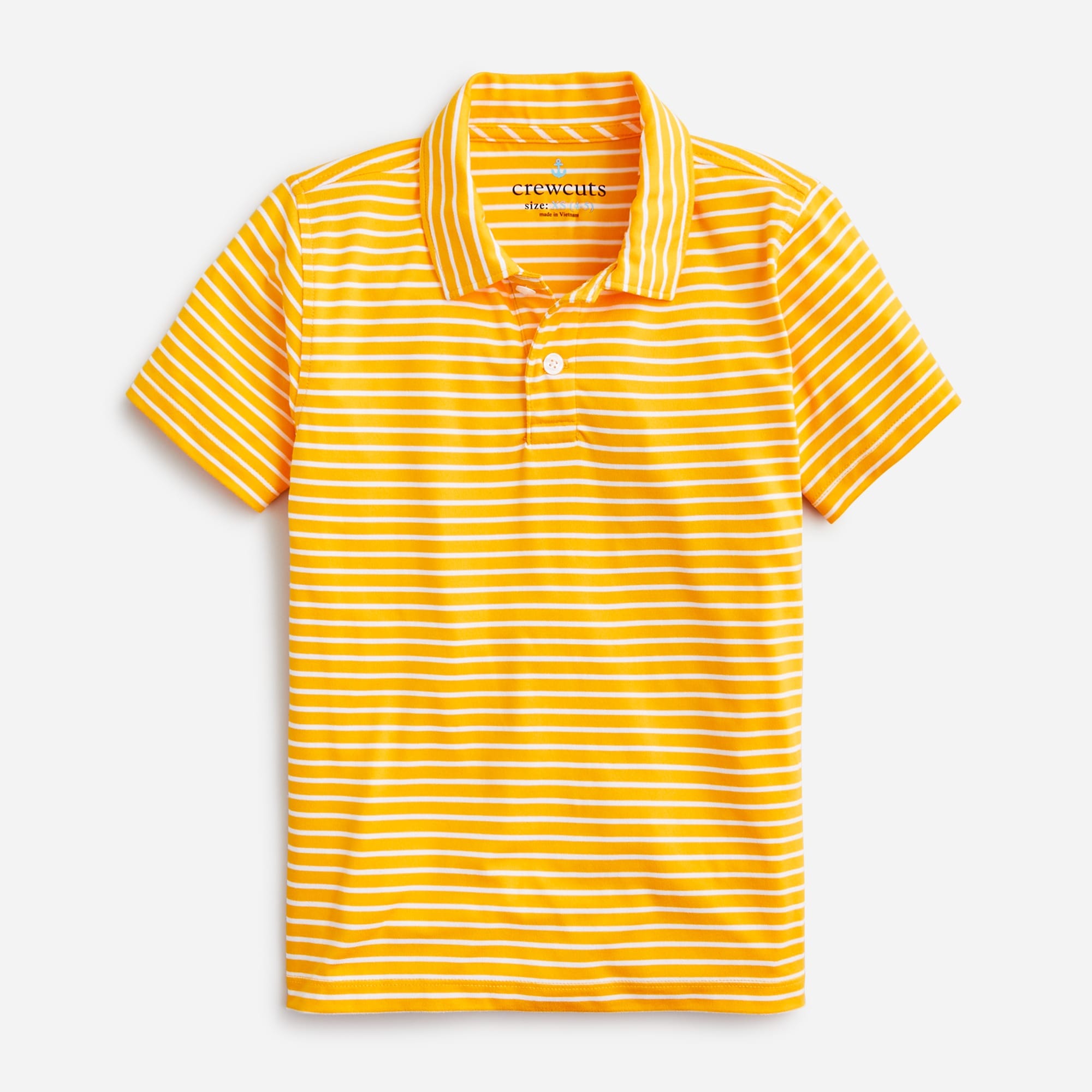 Boys' short-sleeve active polo shirt