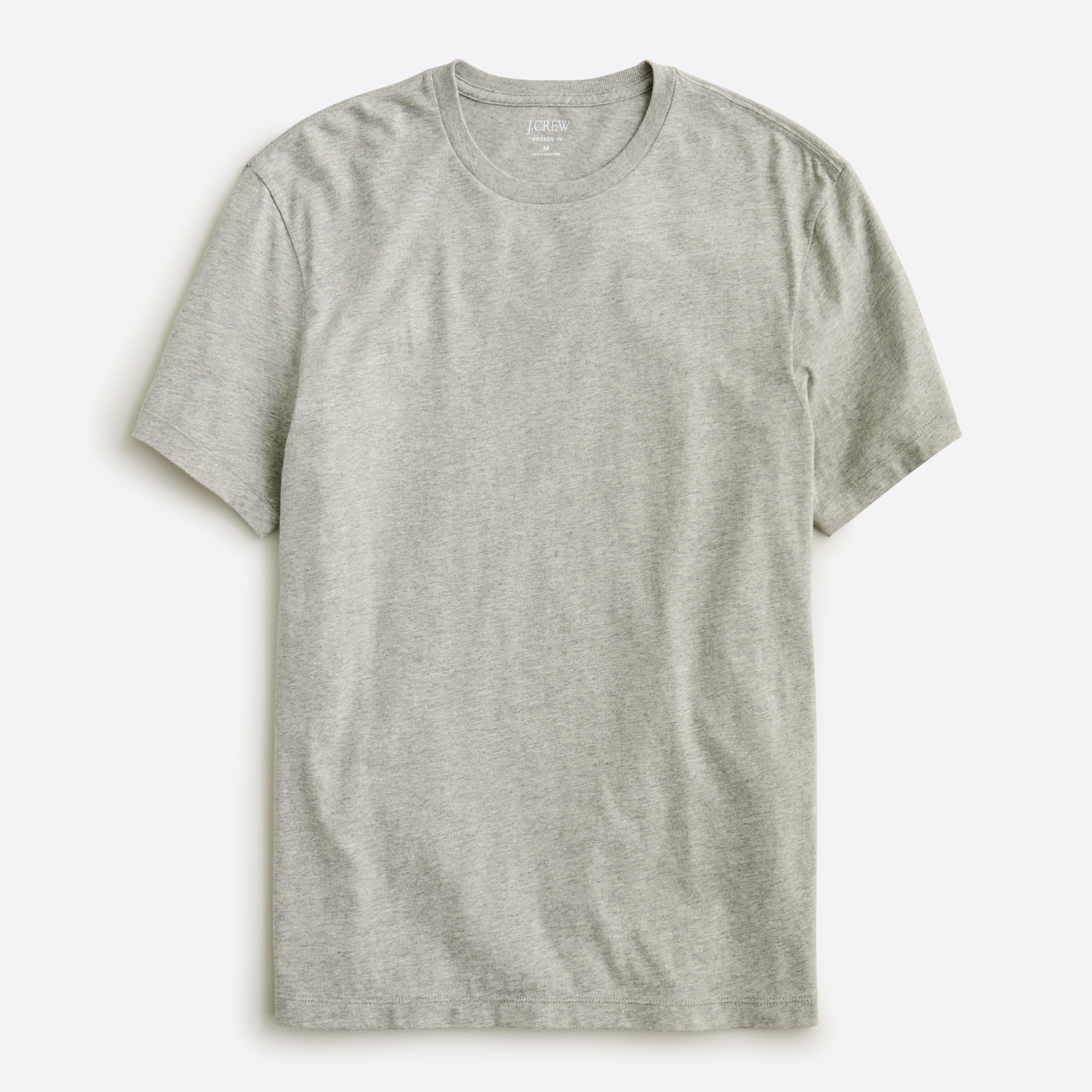 Broken-in short-sleeve T-shirt