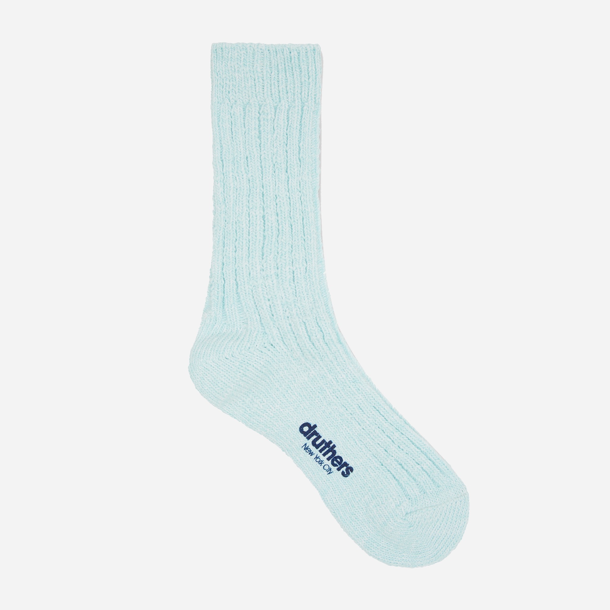 Druthers organic slub crew socks