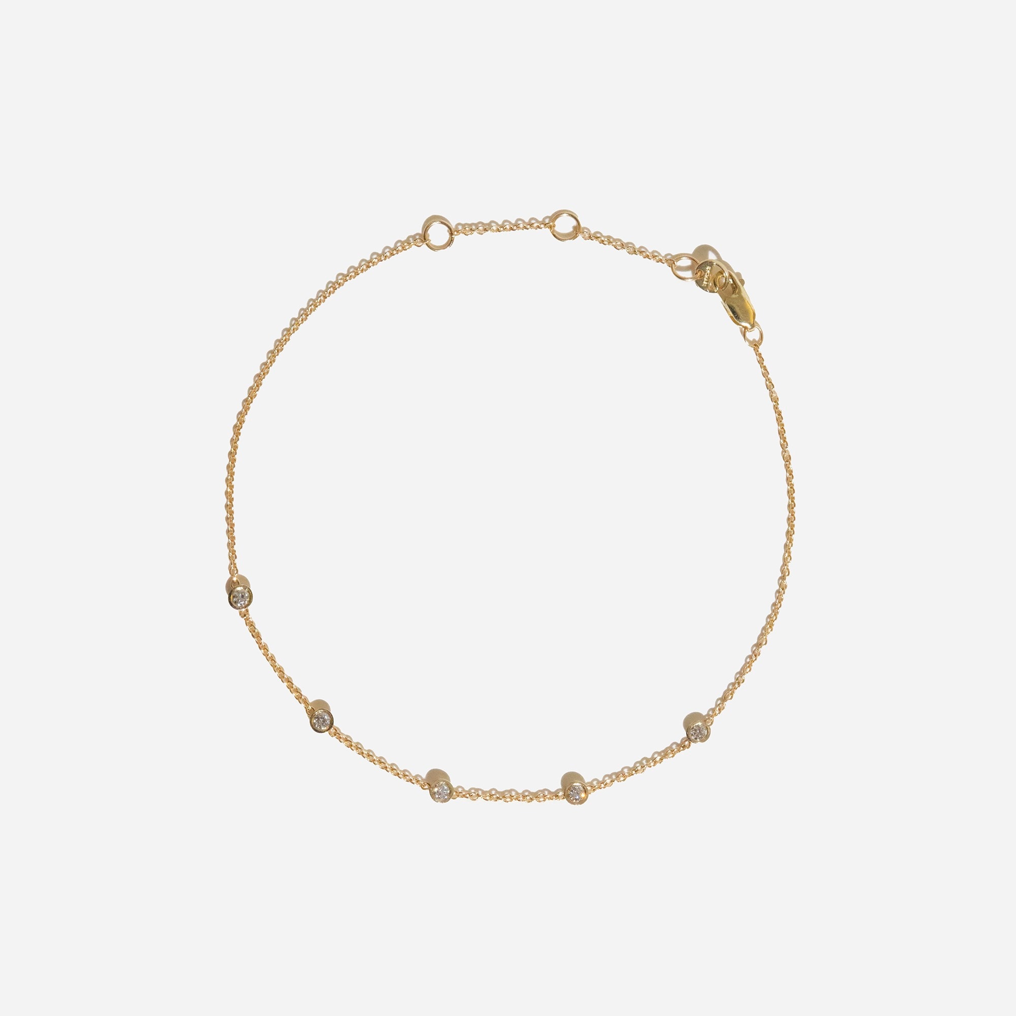 BYCHARI FIVE-DIAMOND BRACELET
