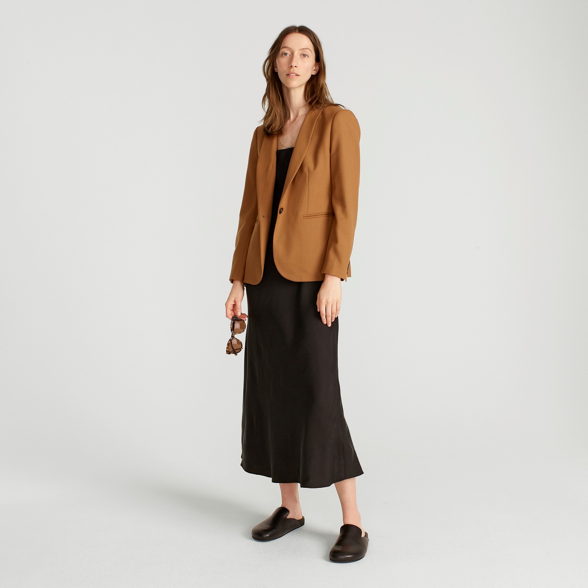 Parke blazer in wool flannel