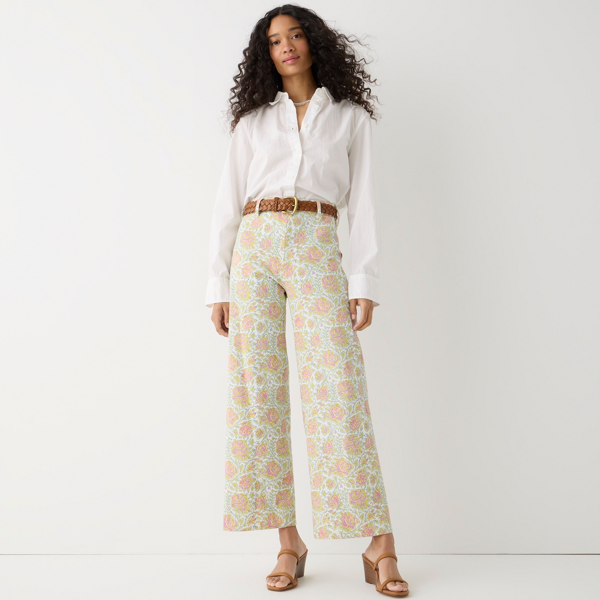 SZ Blockprints™ X J.Crew hand-block-printed disco pant