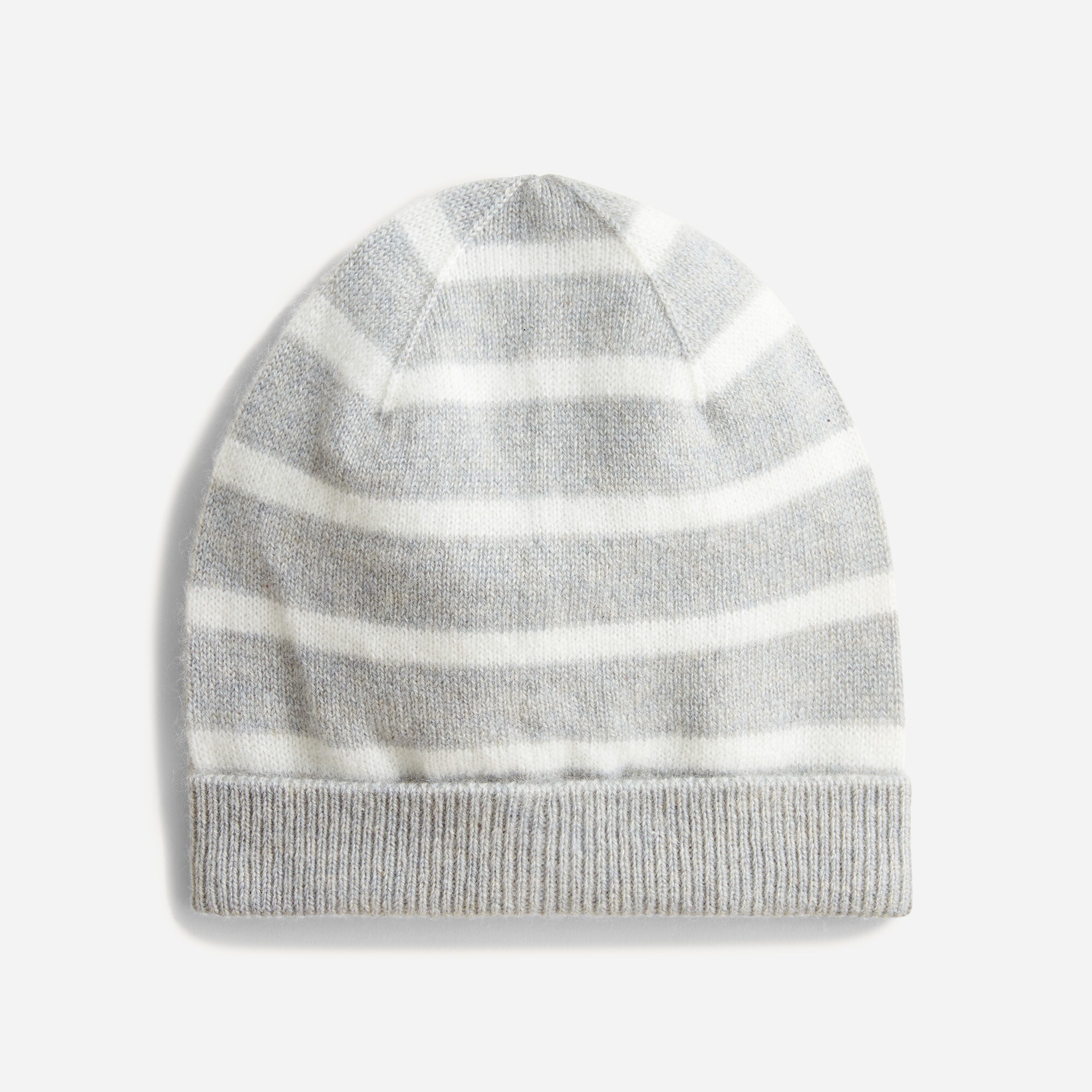 Limited-edition baby cashmere beanie in stripe