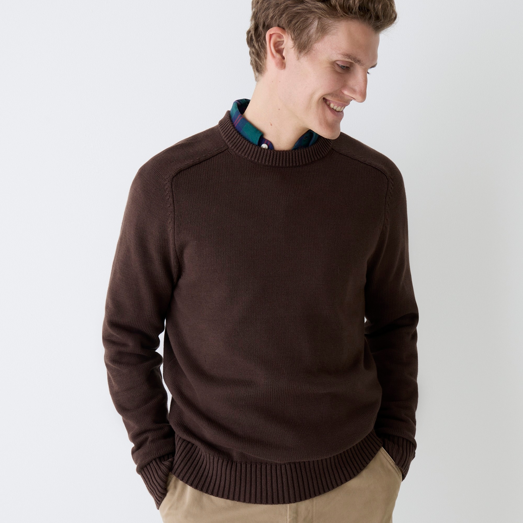 Heritage cotton crewneck sweater