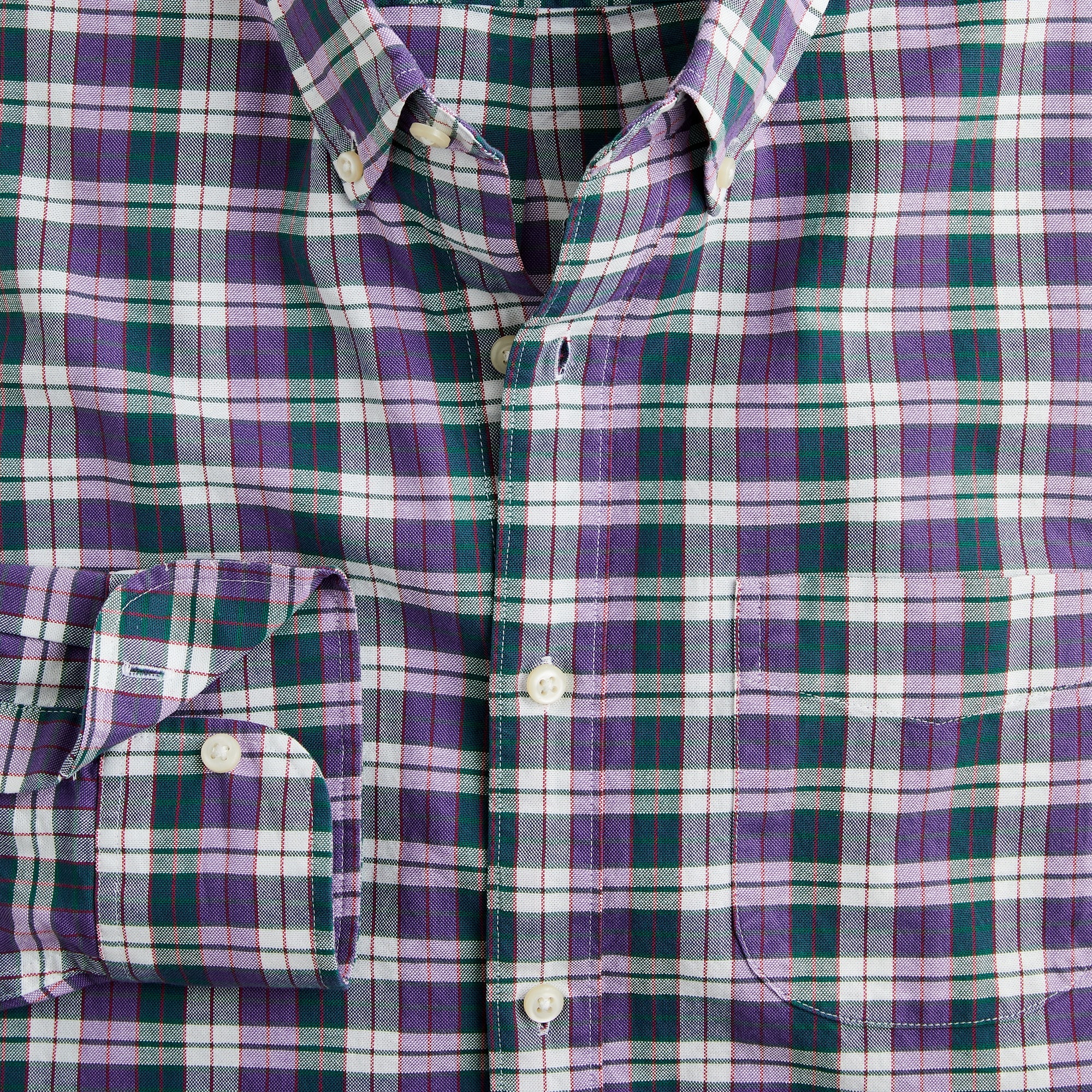 Slim Broken-in organic cotton oxford shirt