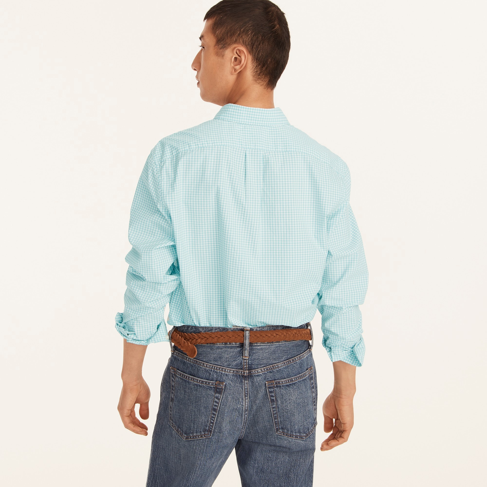 Secret Wash organic cotton poplin shirt