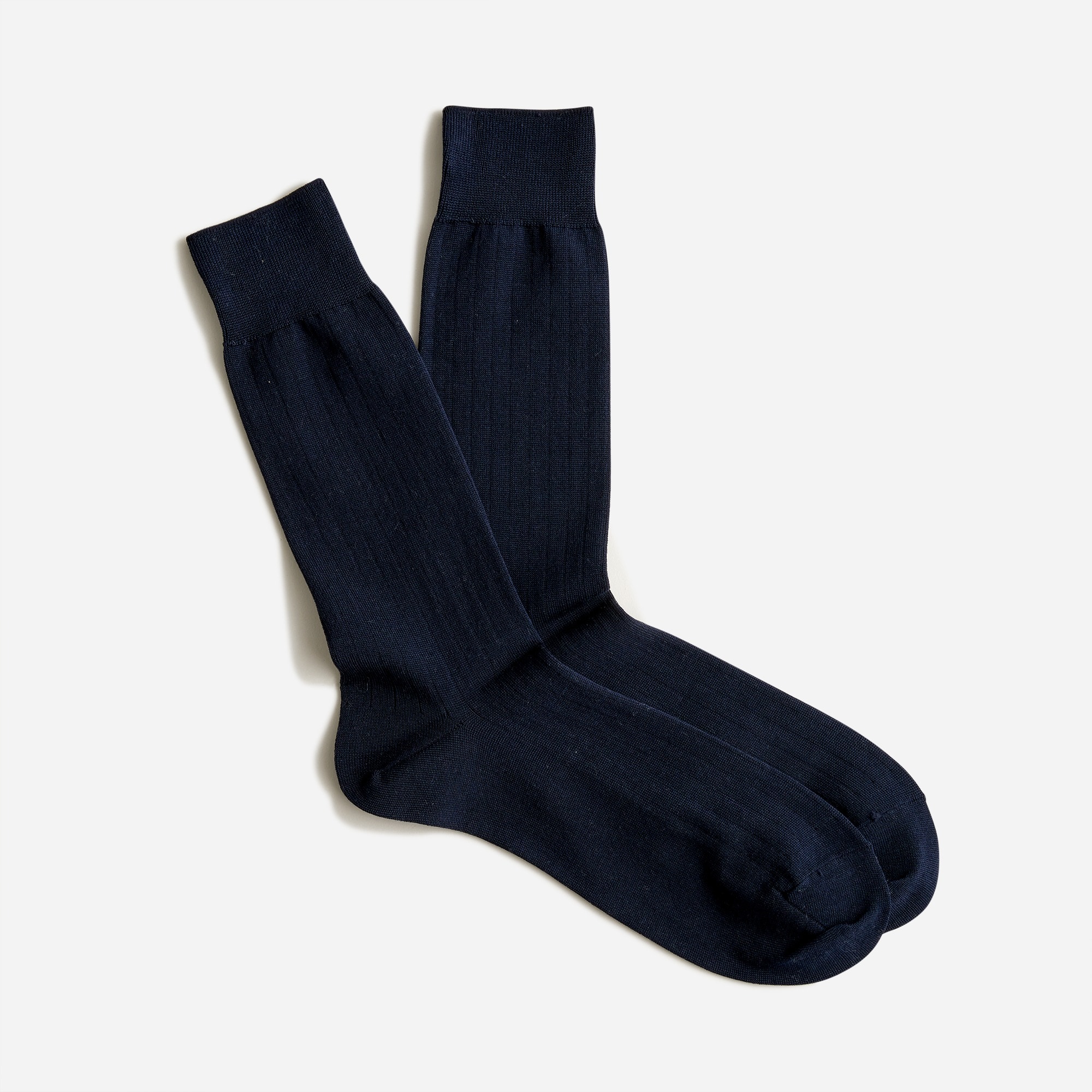 Ribbed dress socks