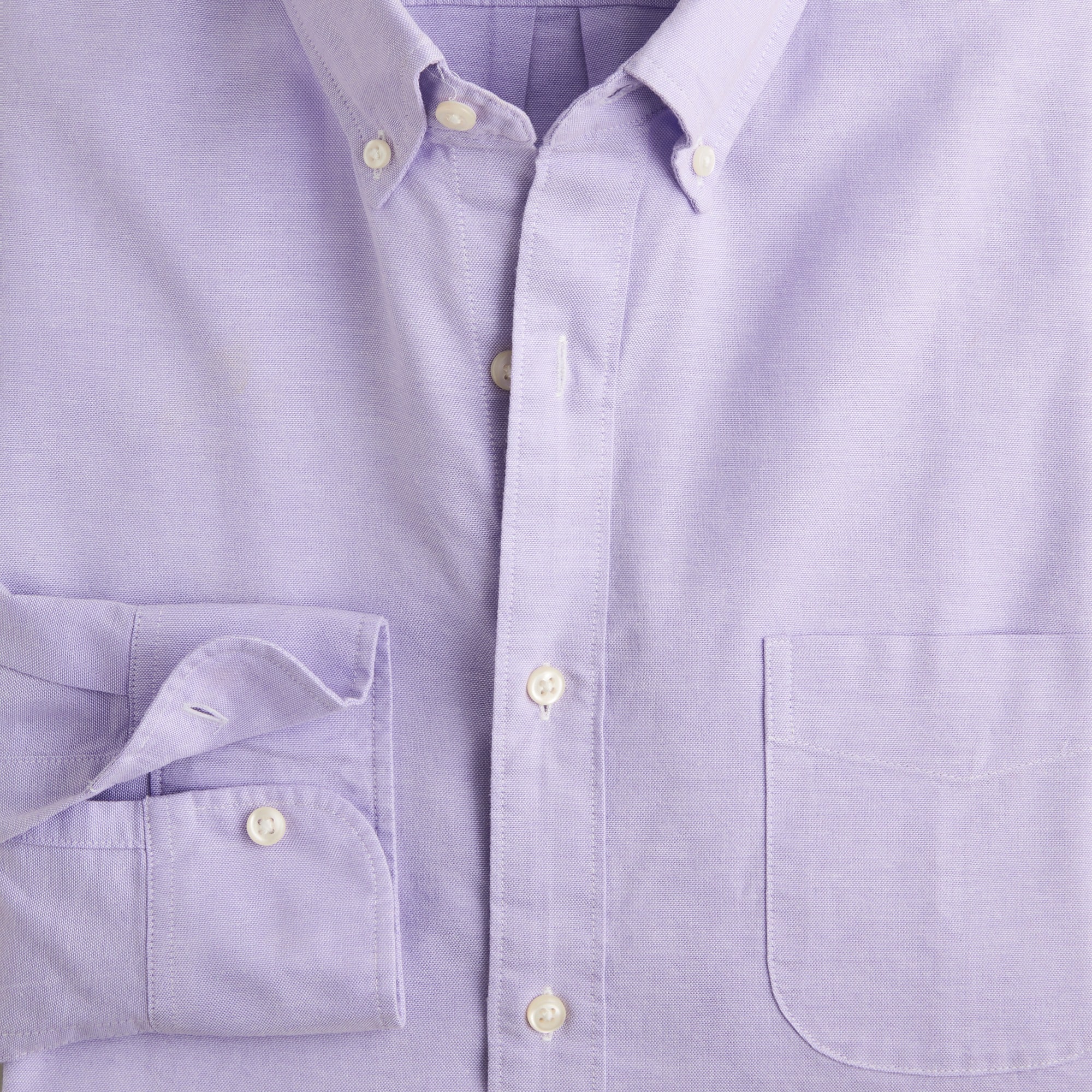 Broken-in organic cotton oxford shirt