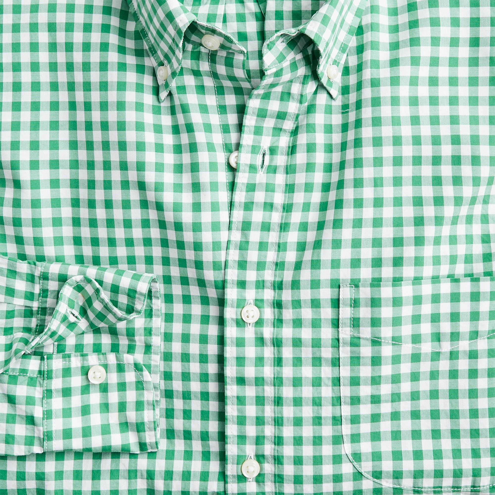 Secret Wash cotton poplin shirt