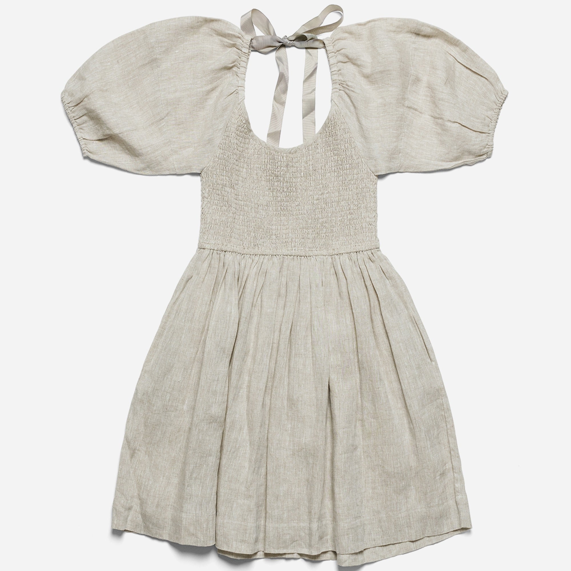 LAUDE the Label Carmen Mini Dress in Natural
