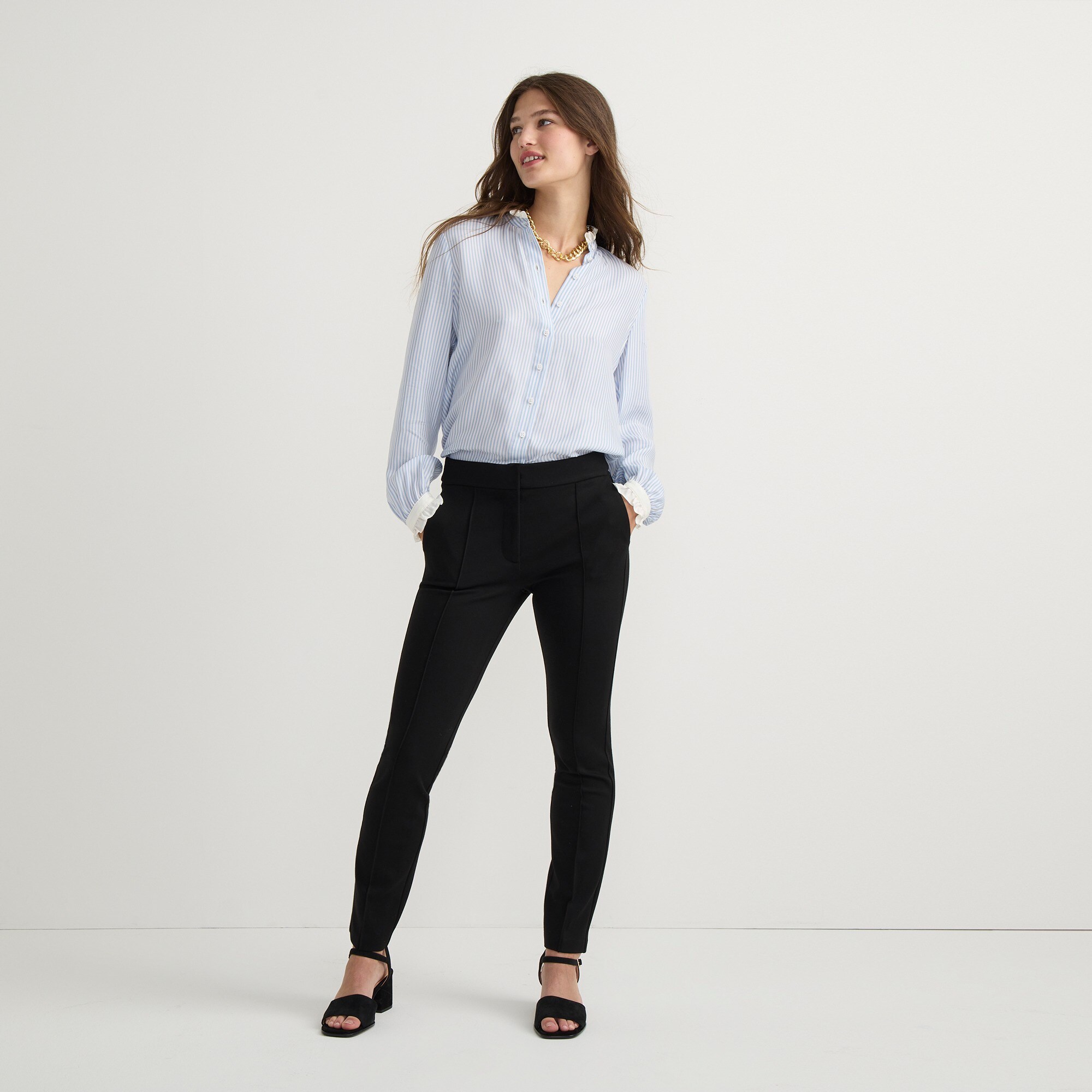 Skinny trouser in Italian ponte