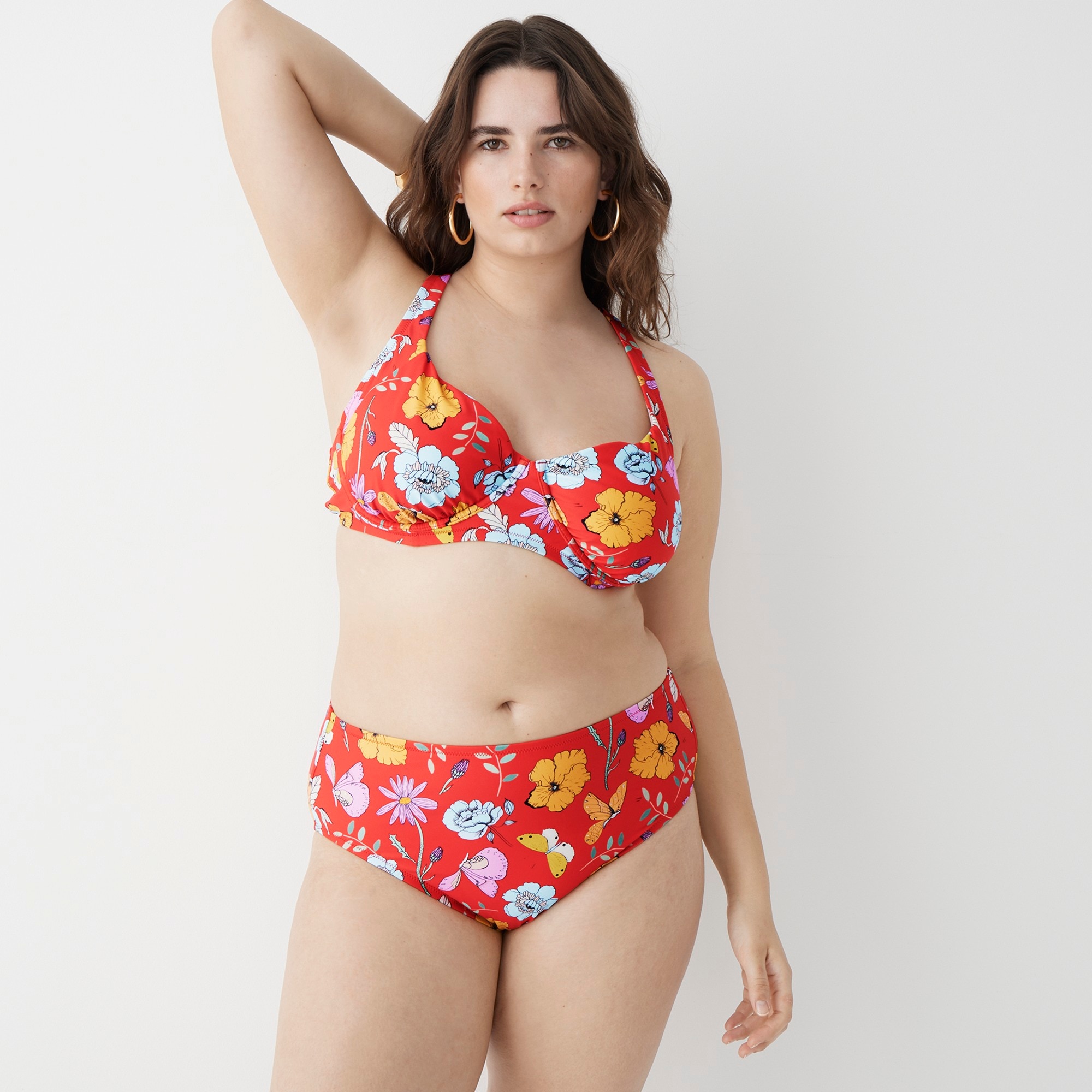 Dauphinette X J.Crew convertible underwire bikini top