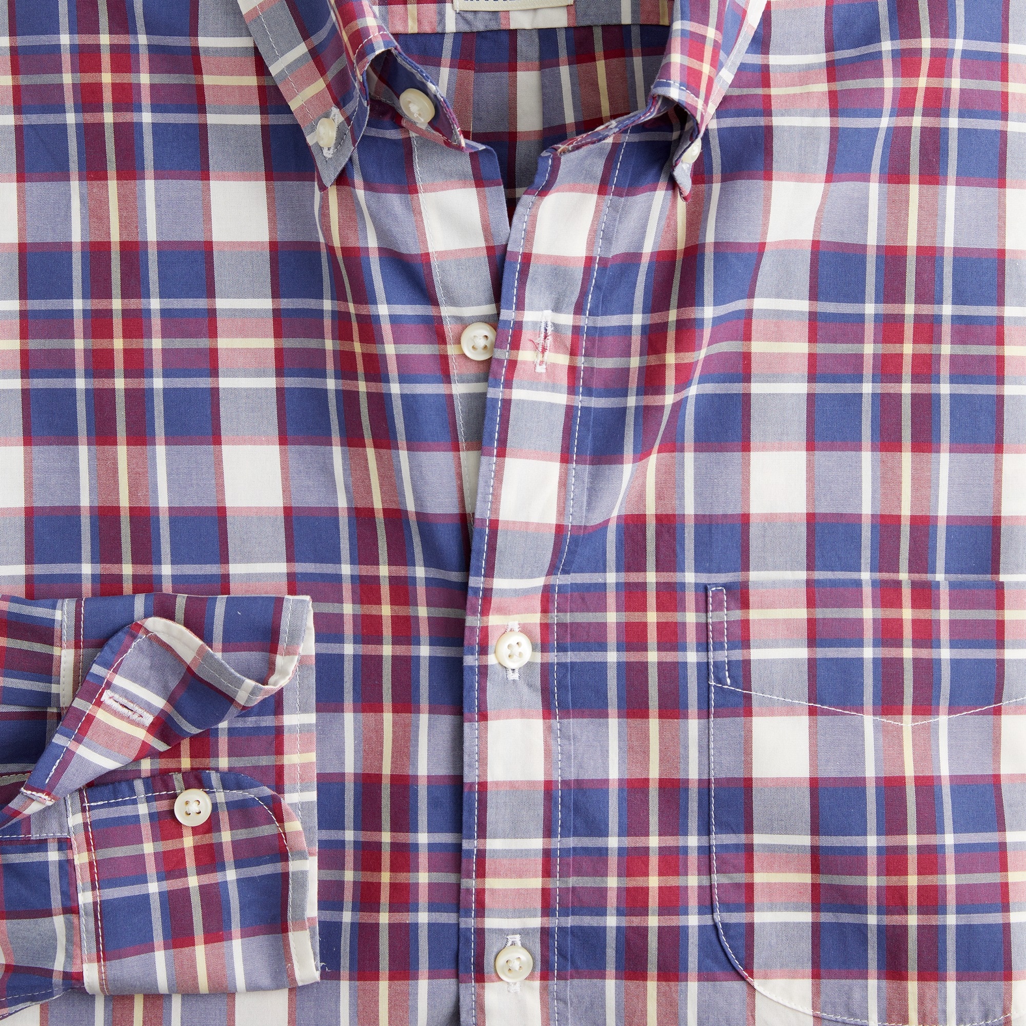 Secret Wash organic cotton poplin shirt