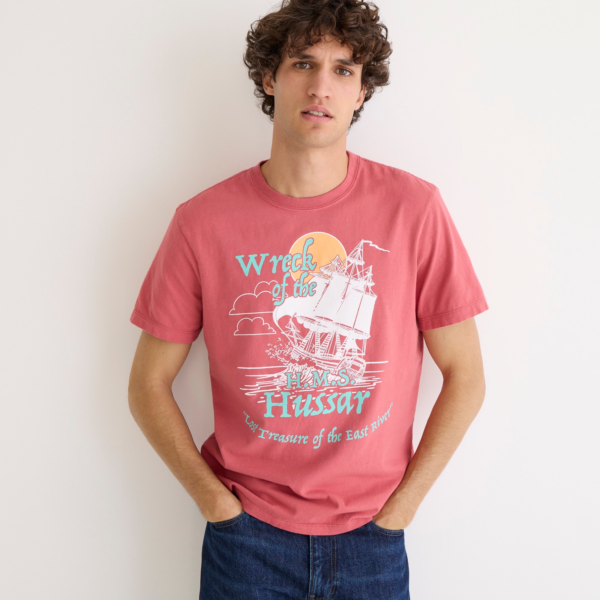 Made-in-the-USA Wreck of the Hussar graphic T-shirt