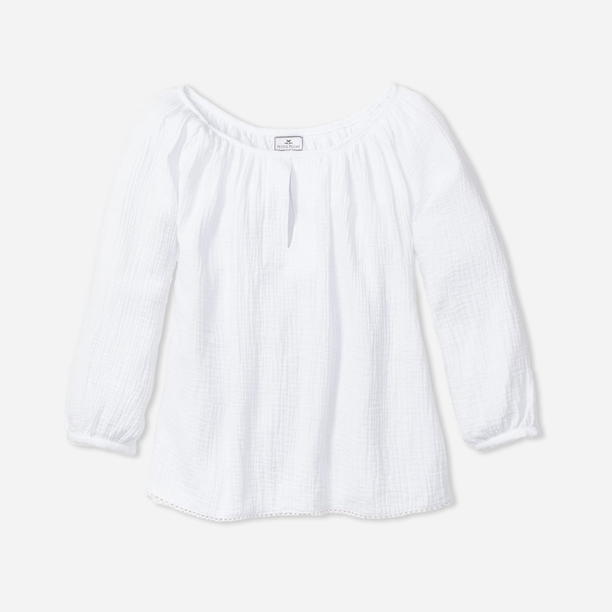 Petite Plume women's gauze Willow top