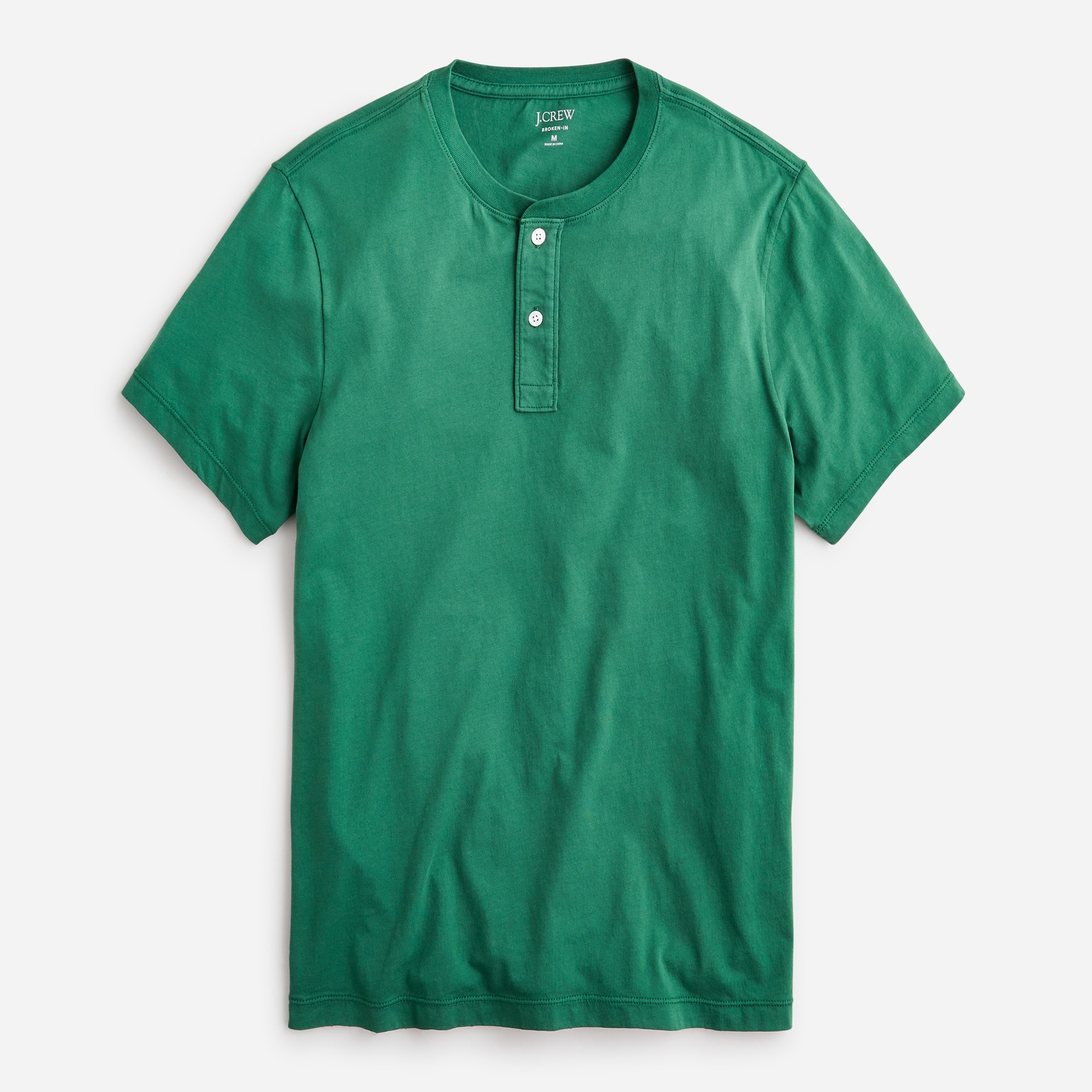 Short-sleeve Broken-in henley