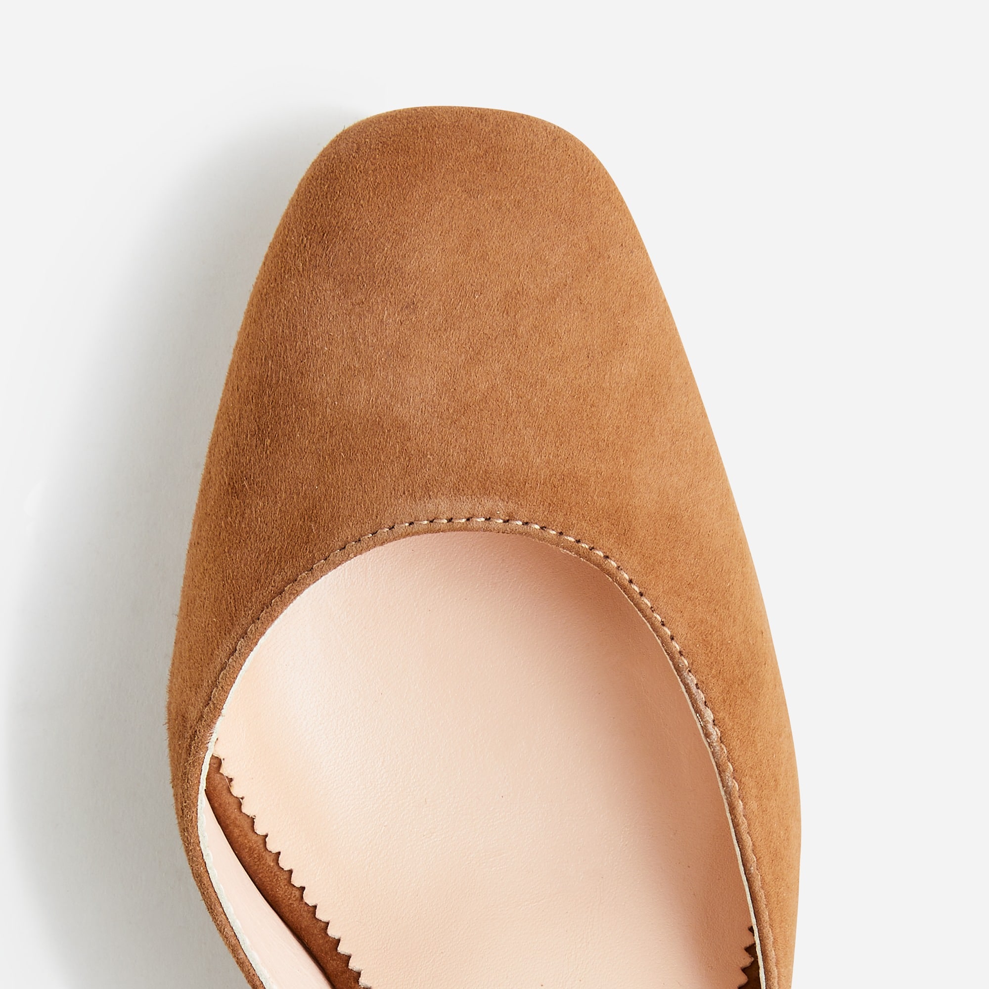 Maisie ankle-strap heels in Italian suede
