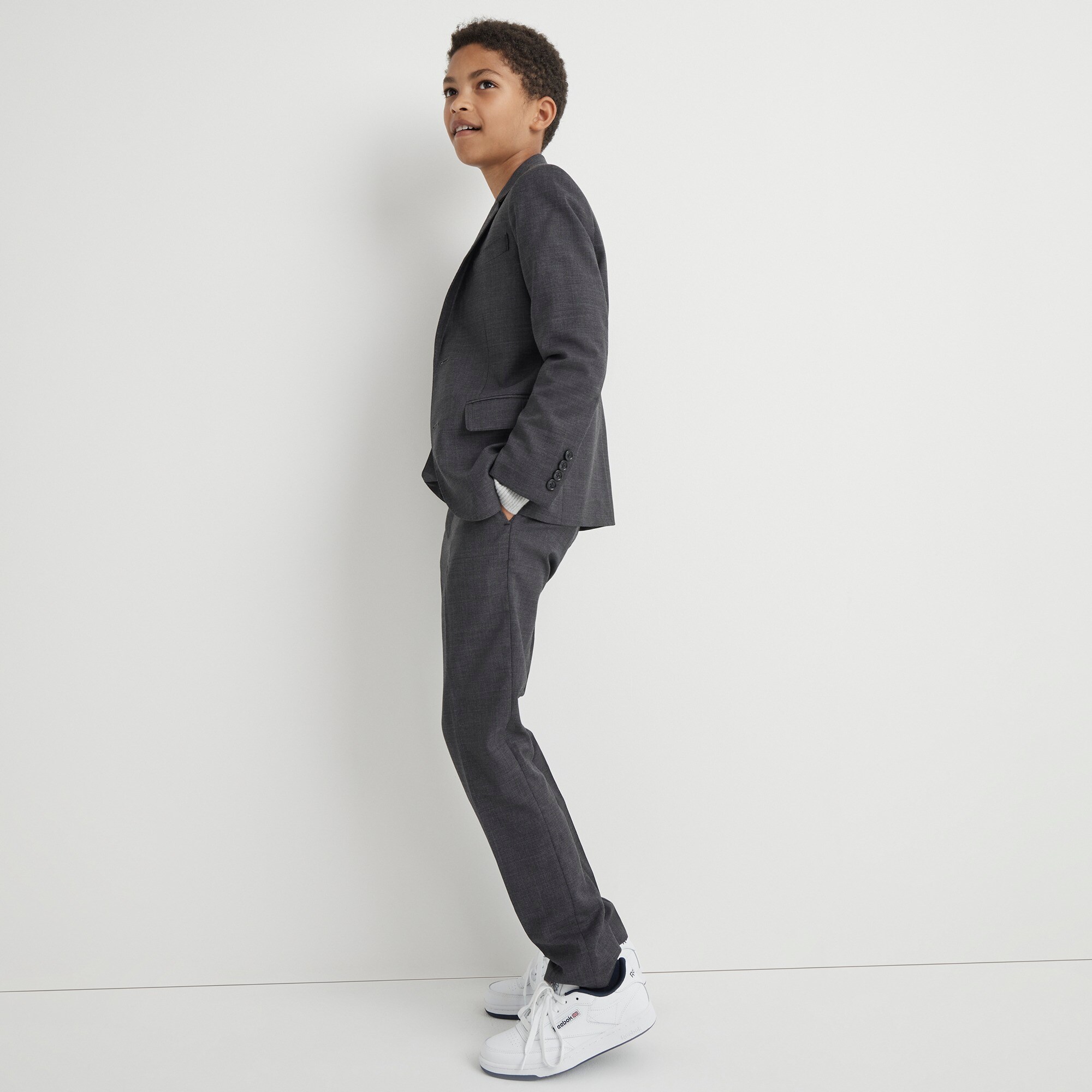 Boys' slim Ludlow suit pant in stretch worsted wool blend