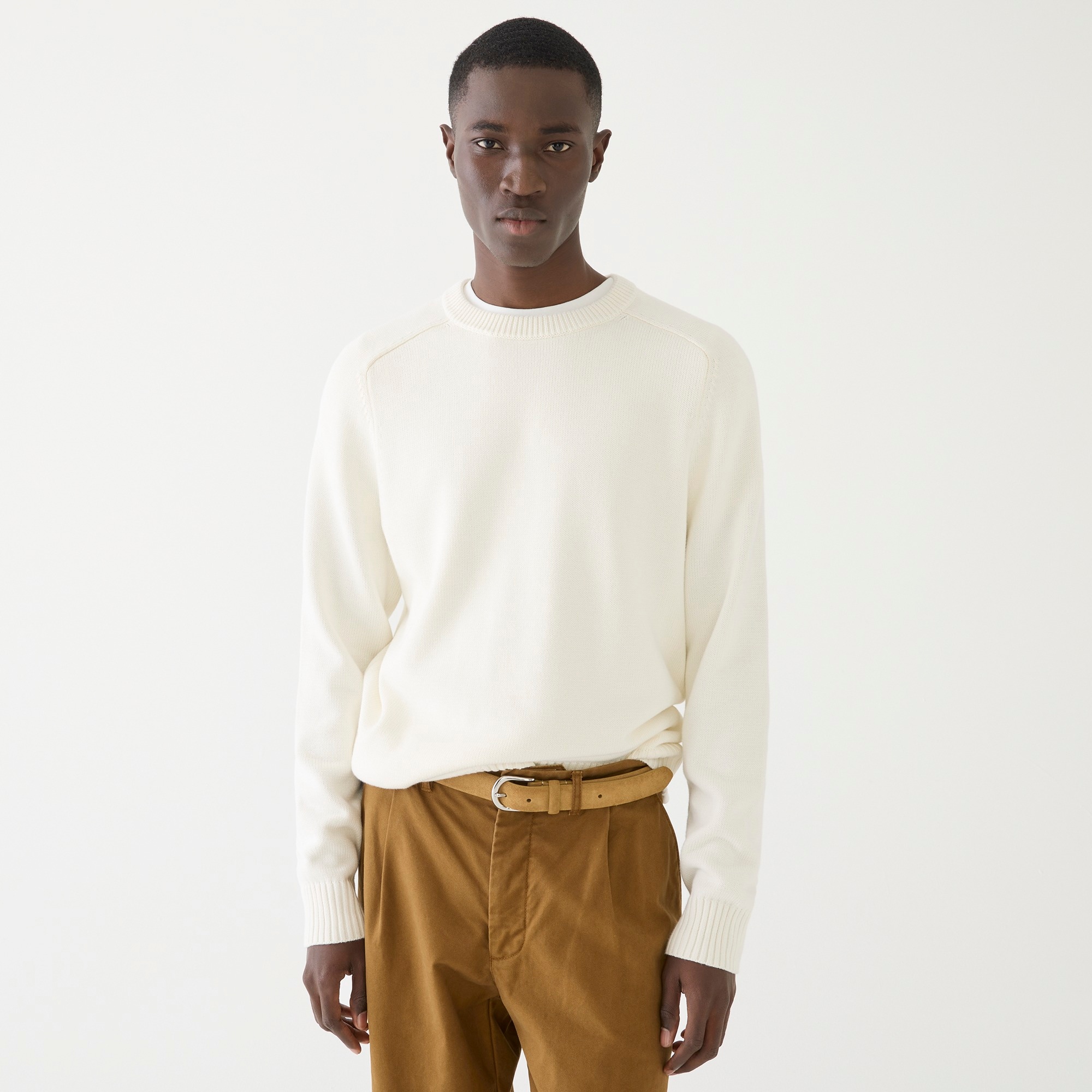 Heritage cotton crewneck sweater