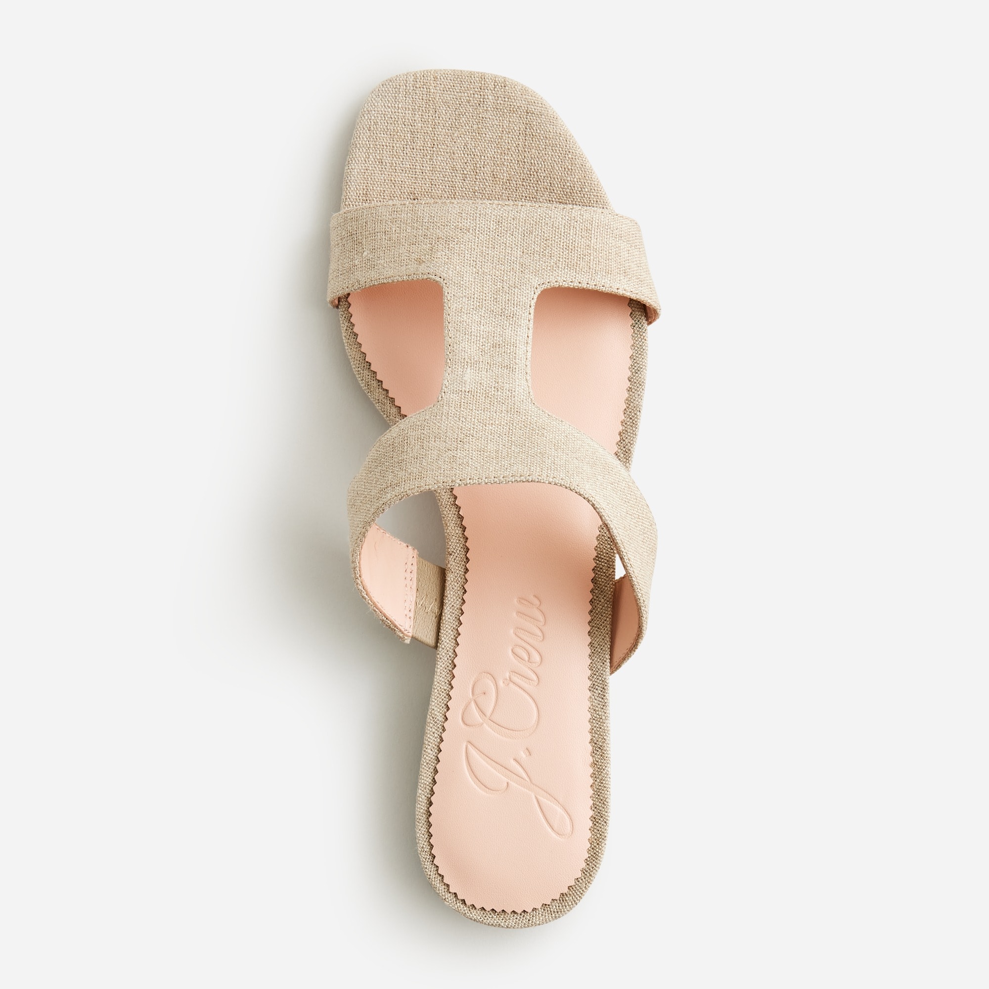 Hazel woven cutout sandals