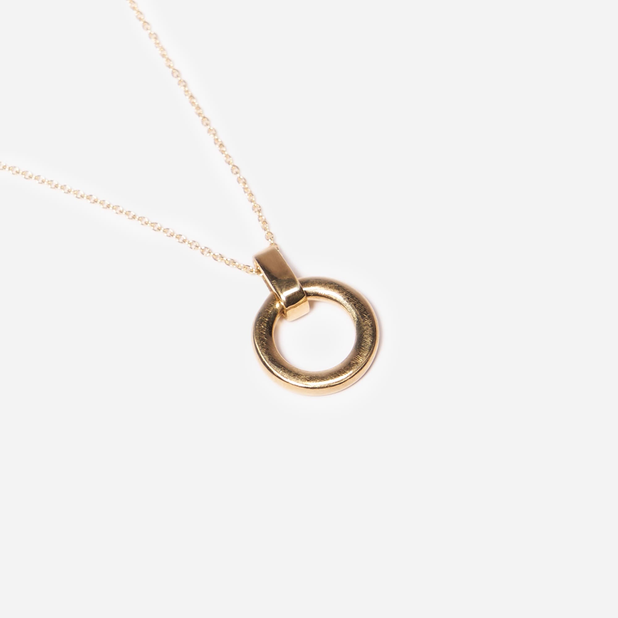 Odette New York Beau necklace in brass
