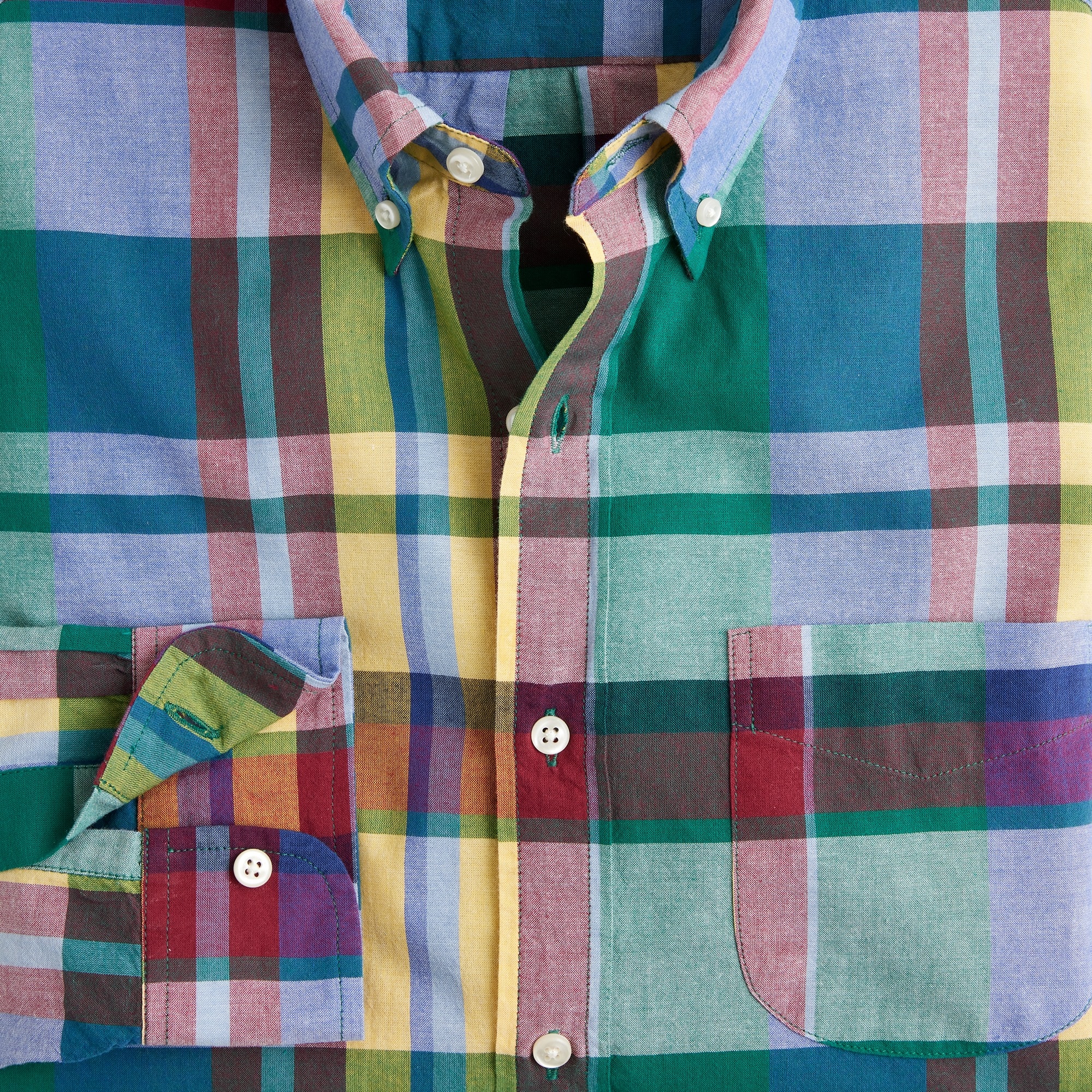 Indian madras shirt in cotton