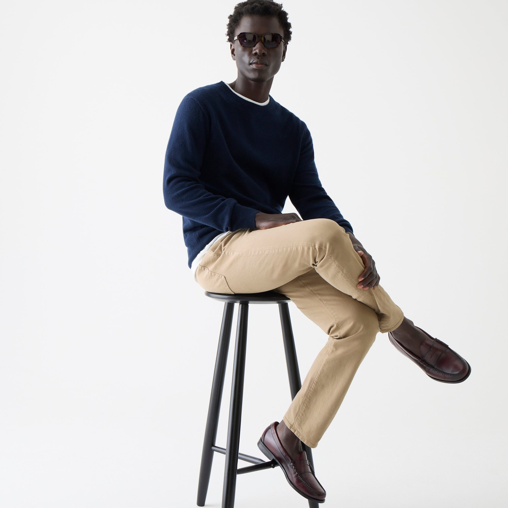 484 Slim-fit garment-dyed five-pocket pant