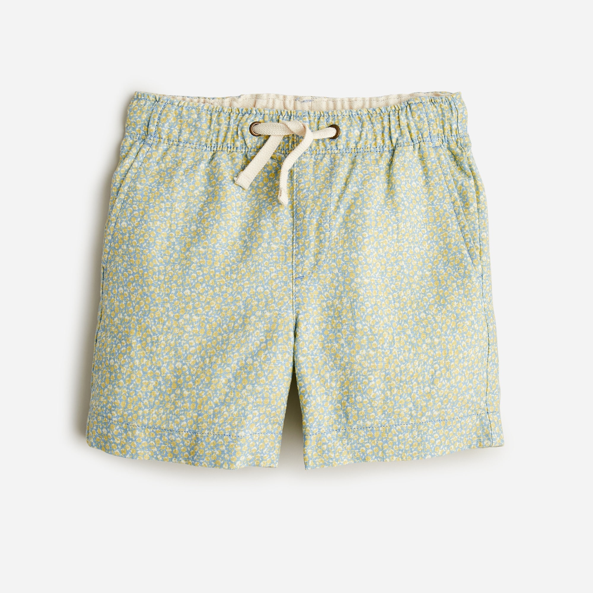 Boys' dock short in linen