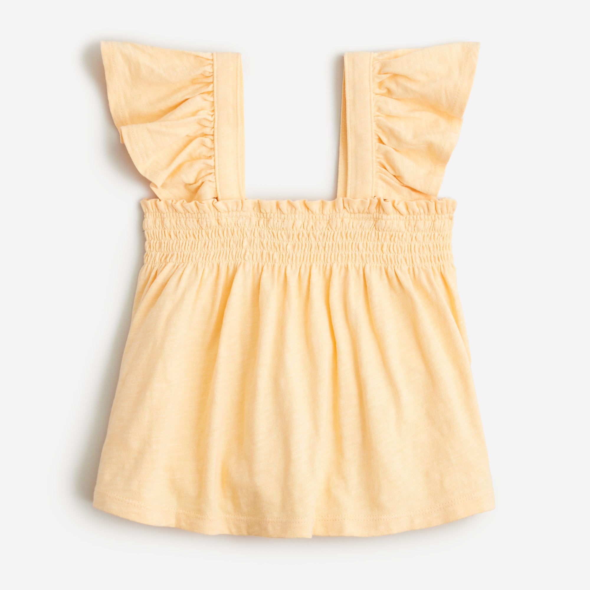 Girls' ruffle-sleeve T-shirt