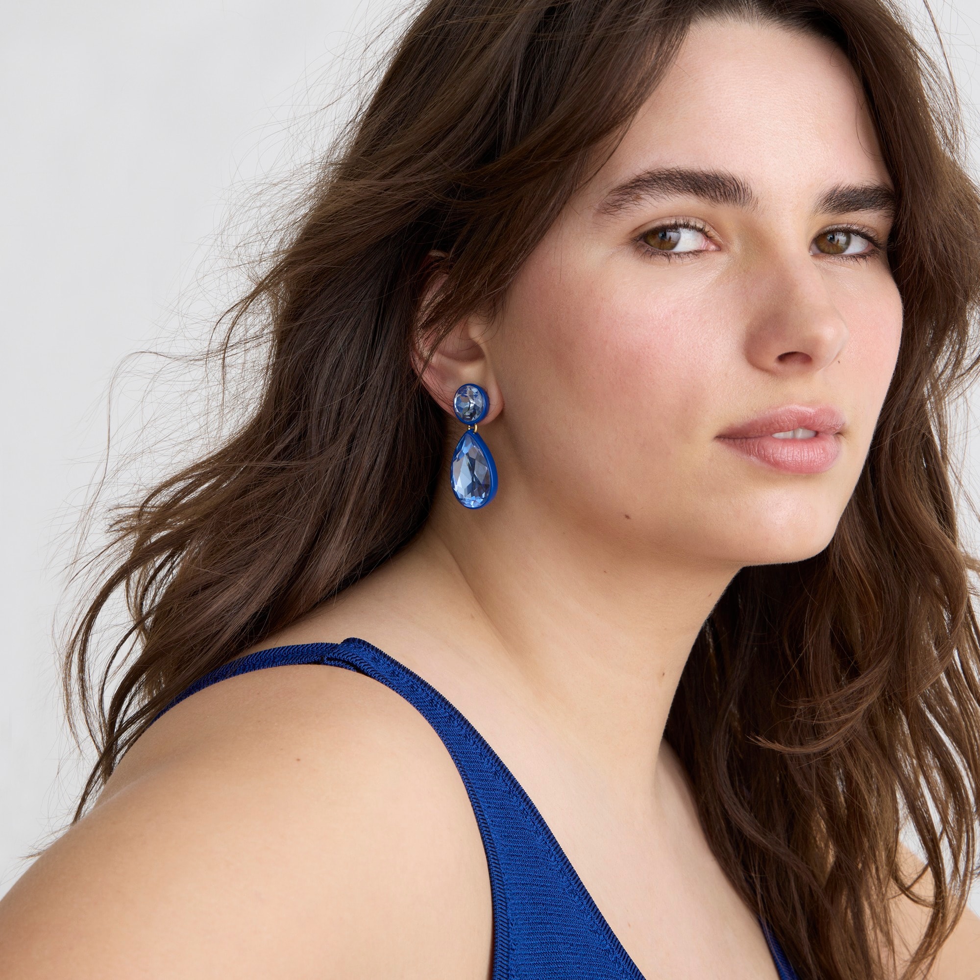 Sparkly teardrop earrings