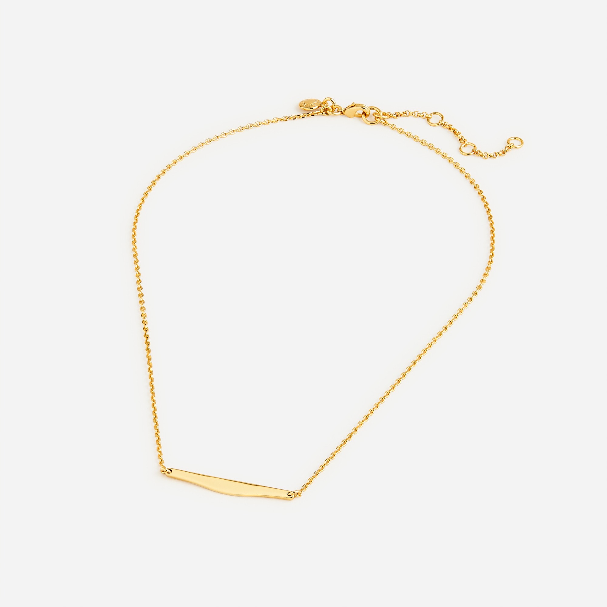 Short bar necklace