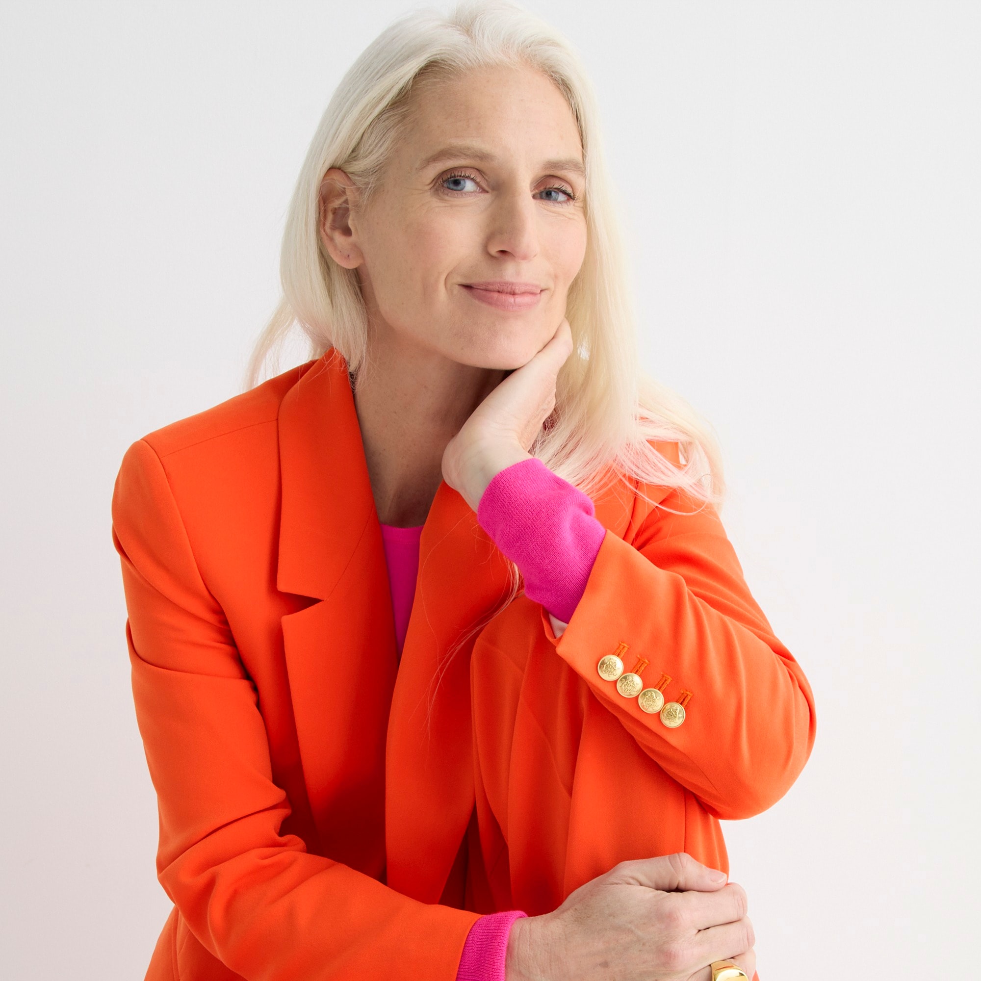 Willa blazer in city crepe