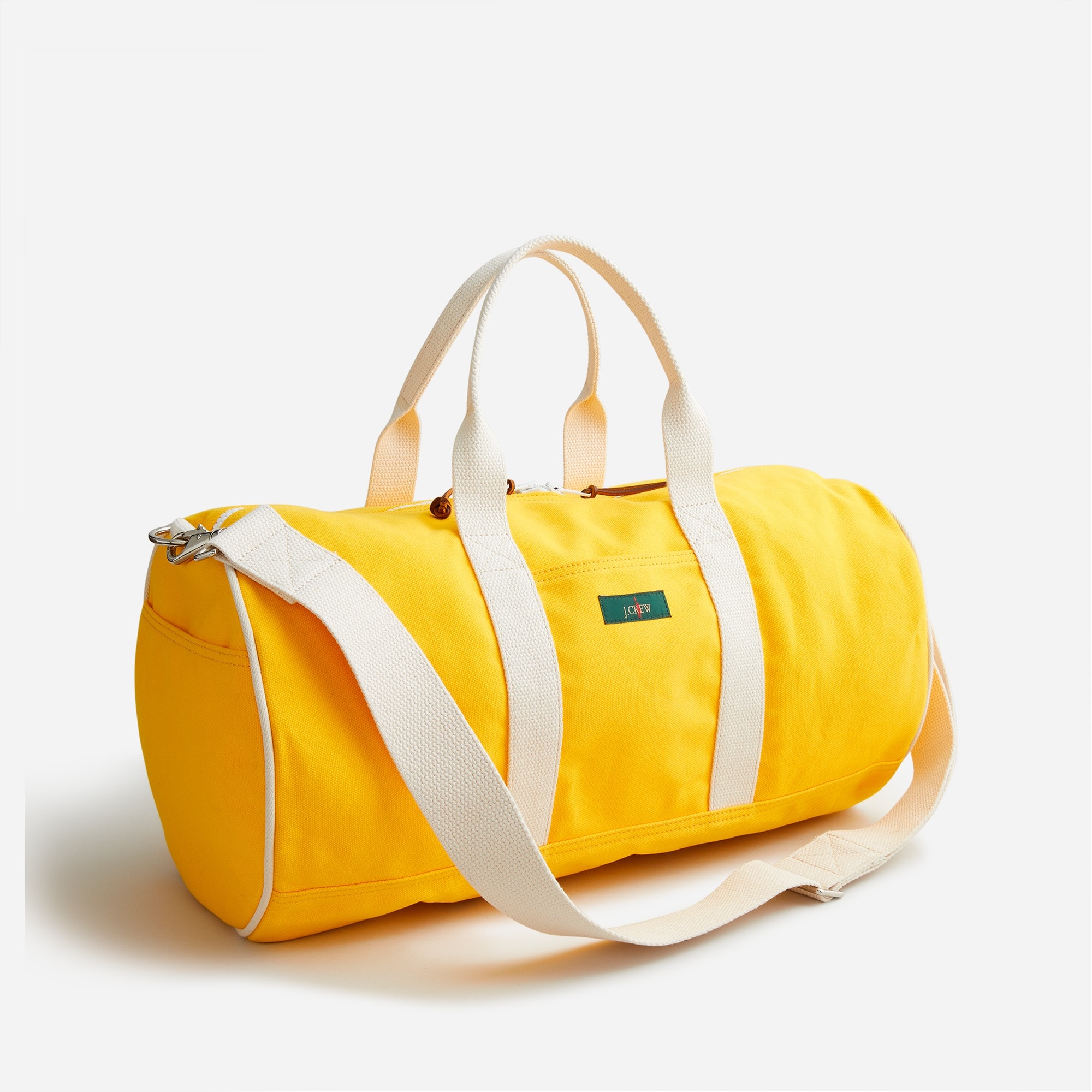 Limited-edition canvas duffel bag