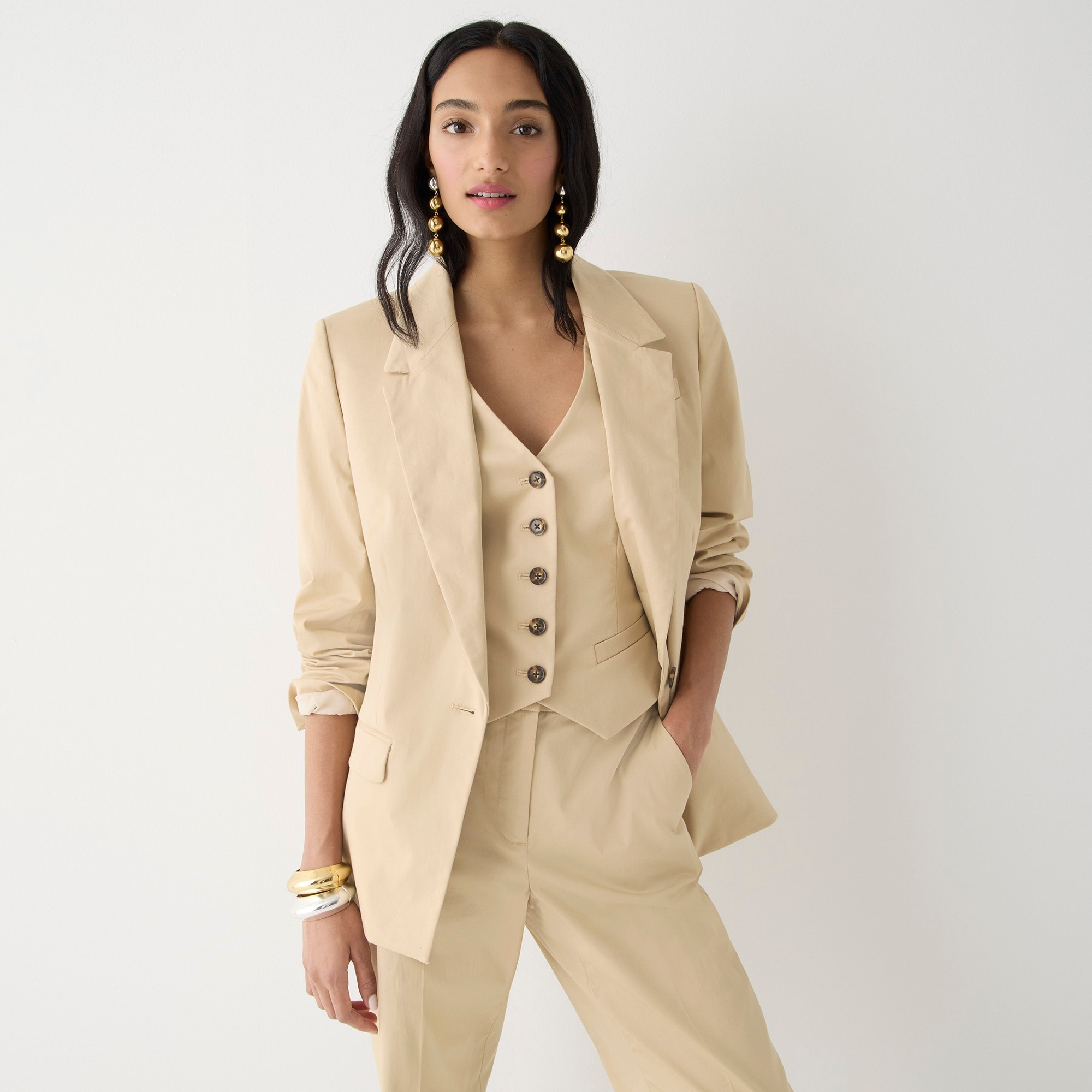 Willa blazer in lightweight chino