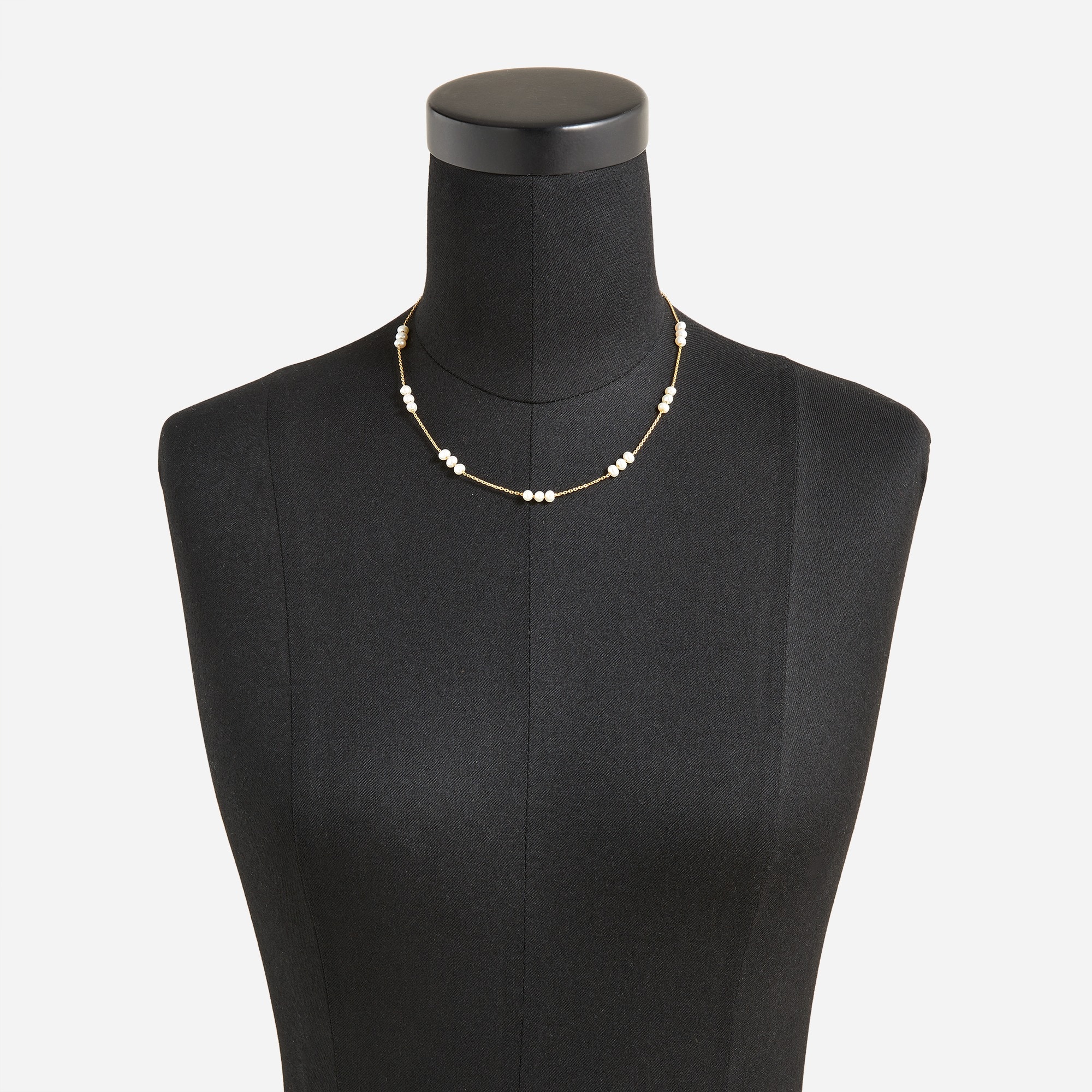 Freshwater pearl beaded necklace