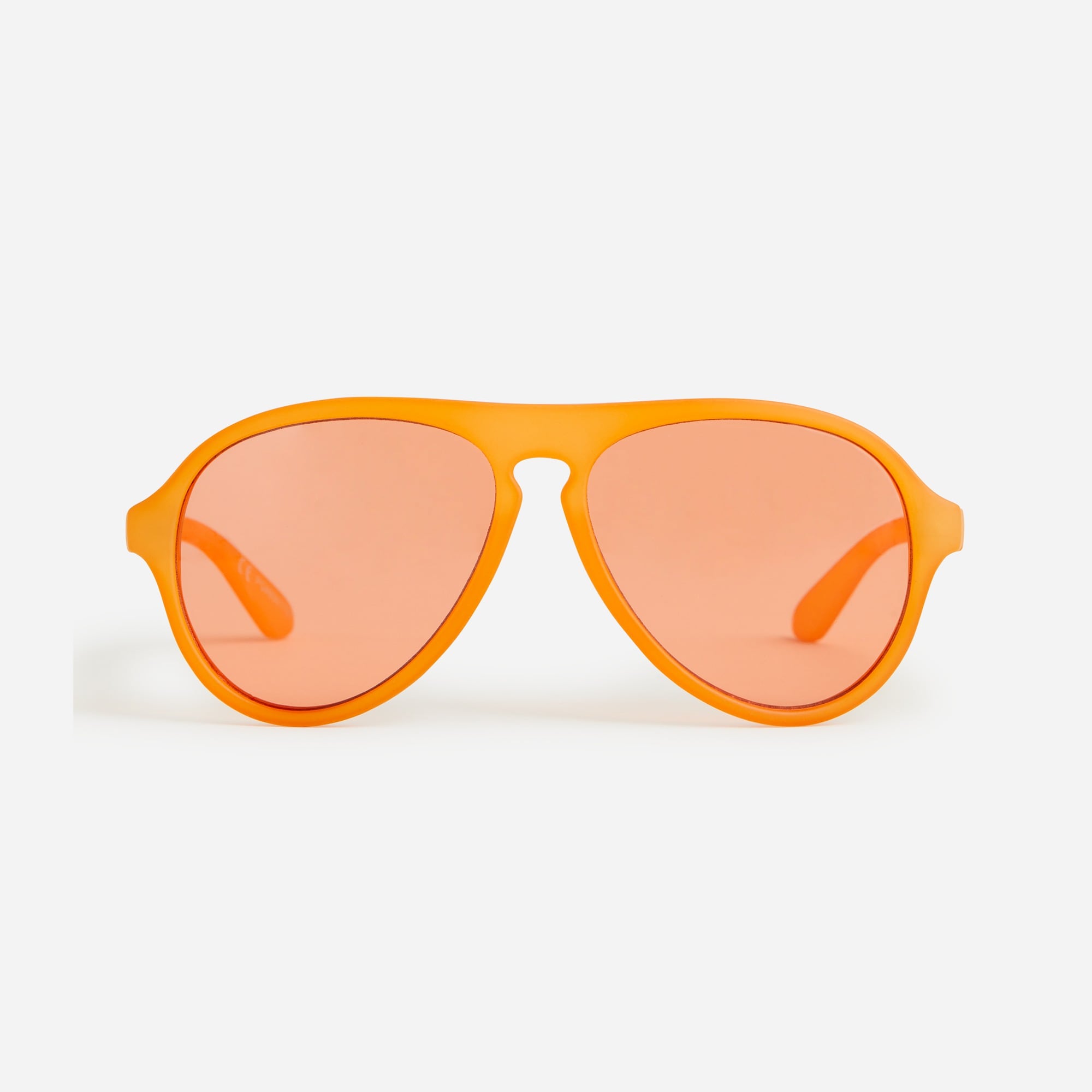 Kids' tortoise shell aviator sunglasses