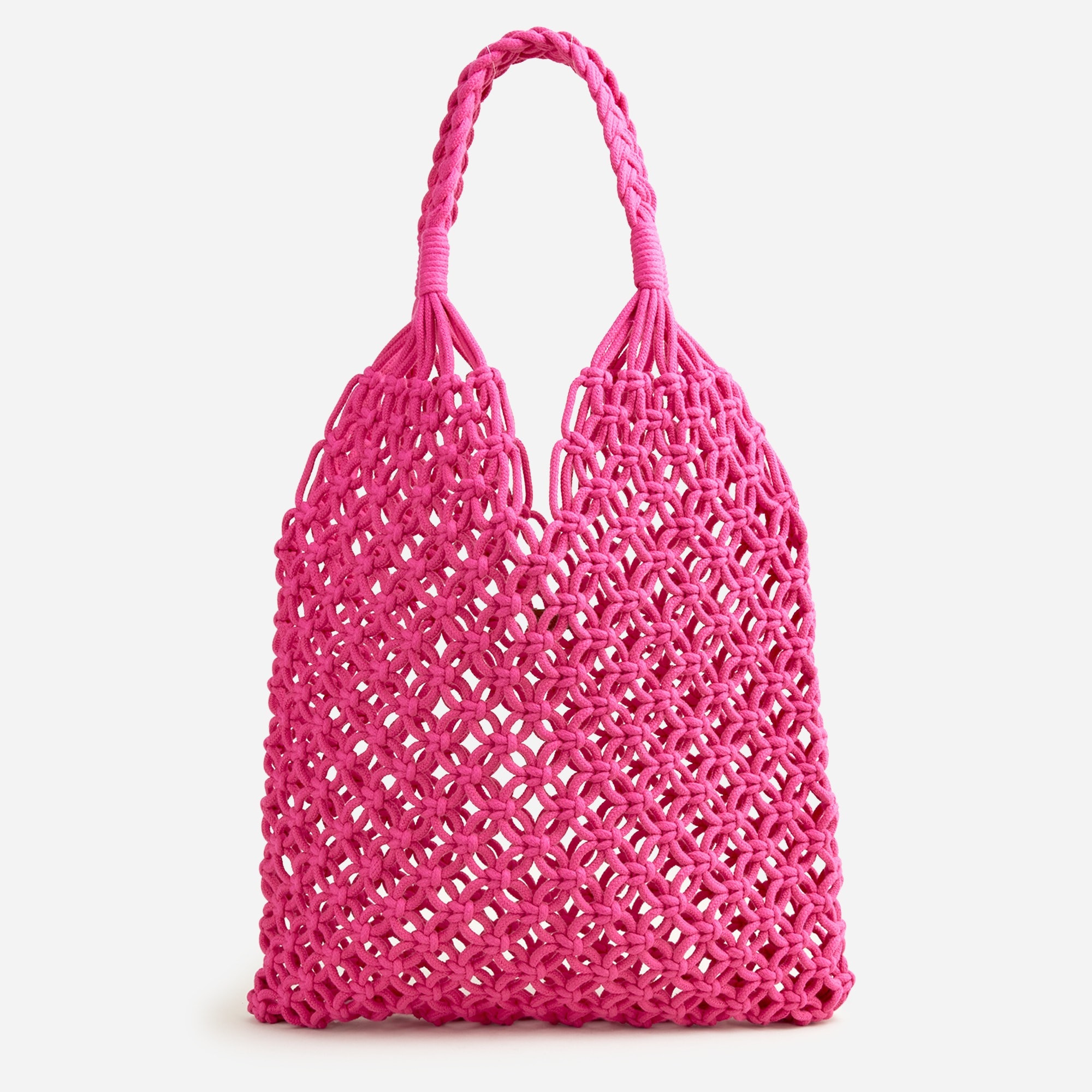 Cadiz hand-knotted rope tote
