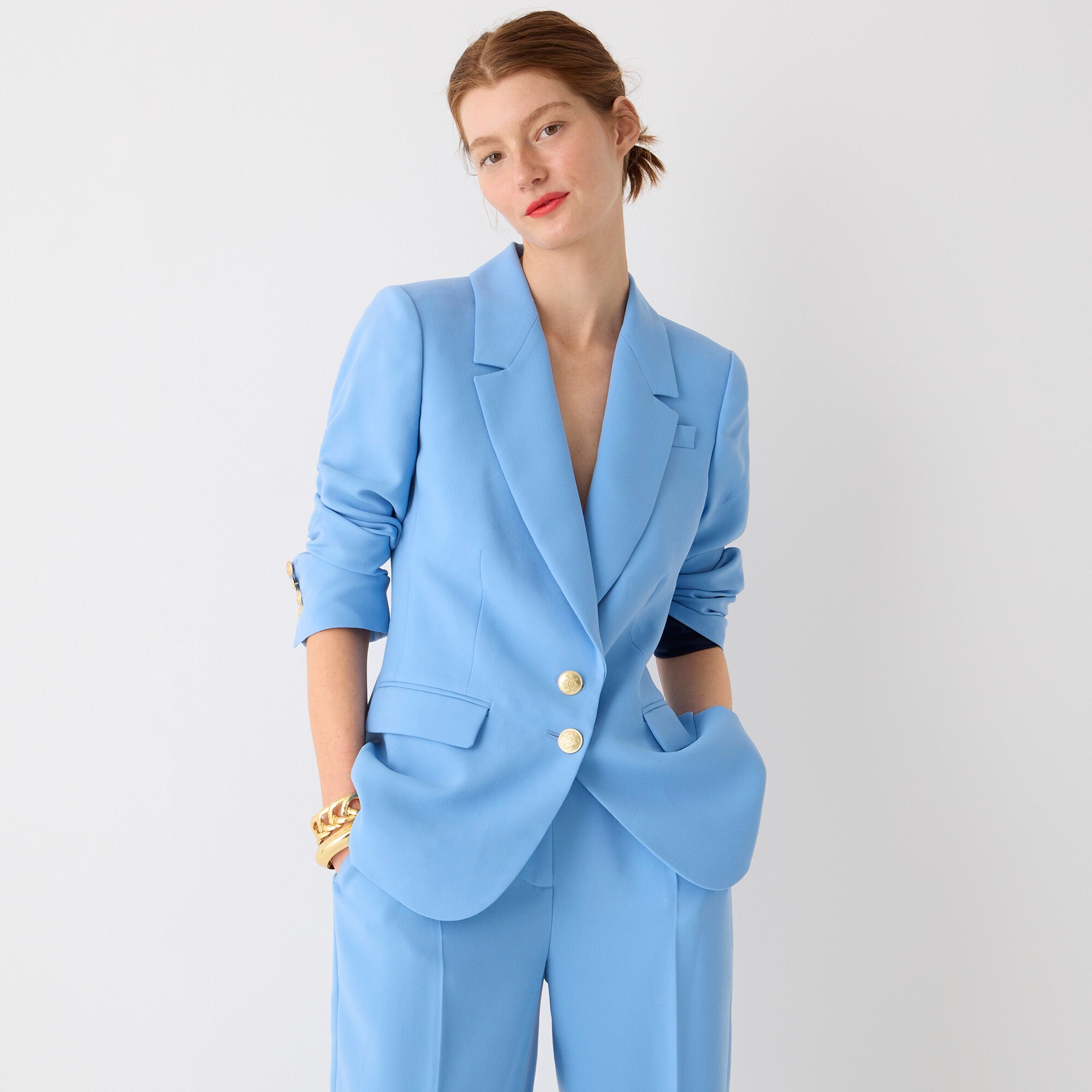Willa blazer in city crepe