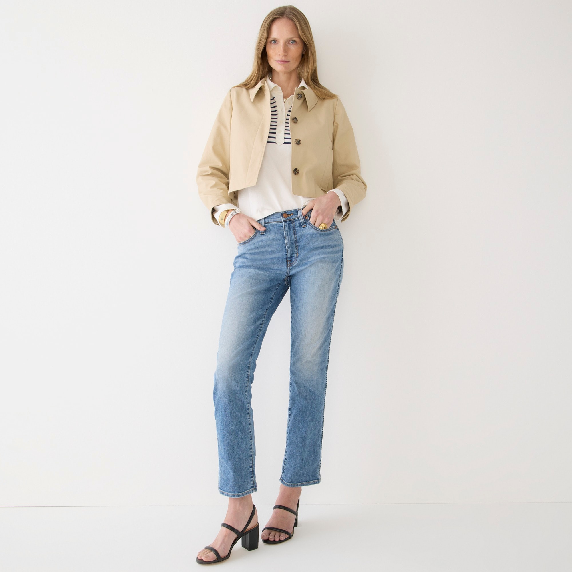 9" vintage straight jean in Gardena wash