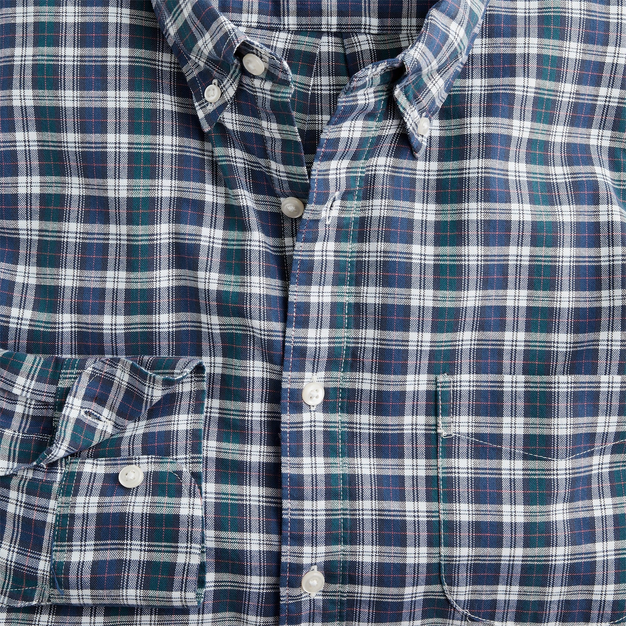 Slim Broken-in organic cotton oxford shirt