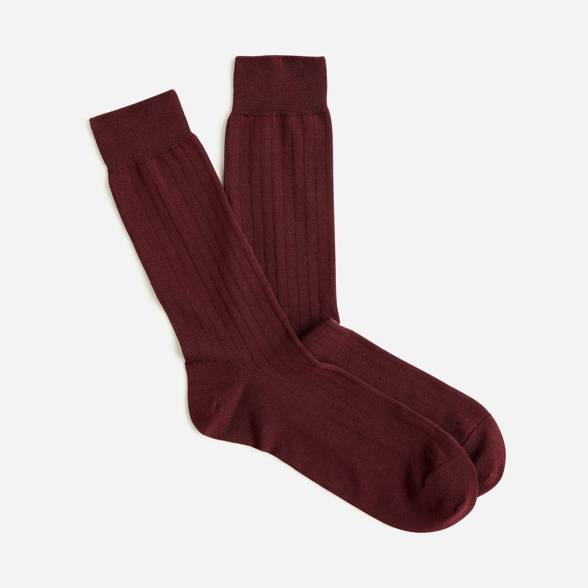 Ribbed dress socks