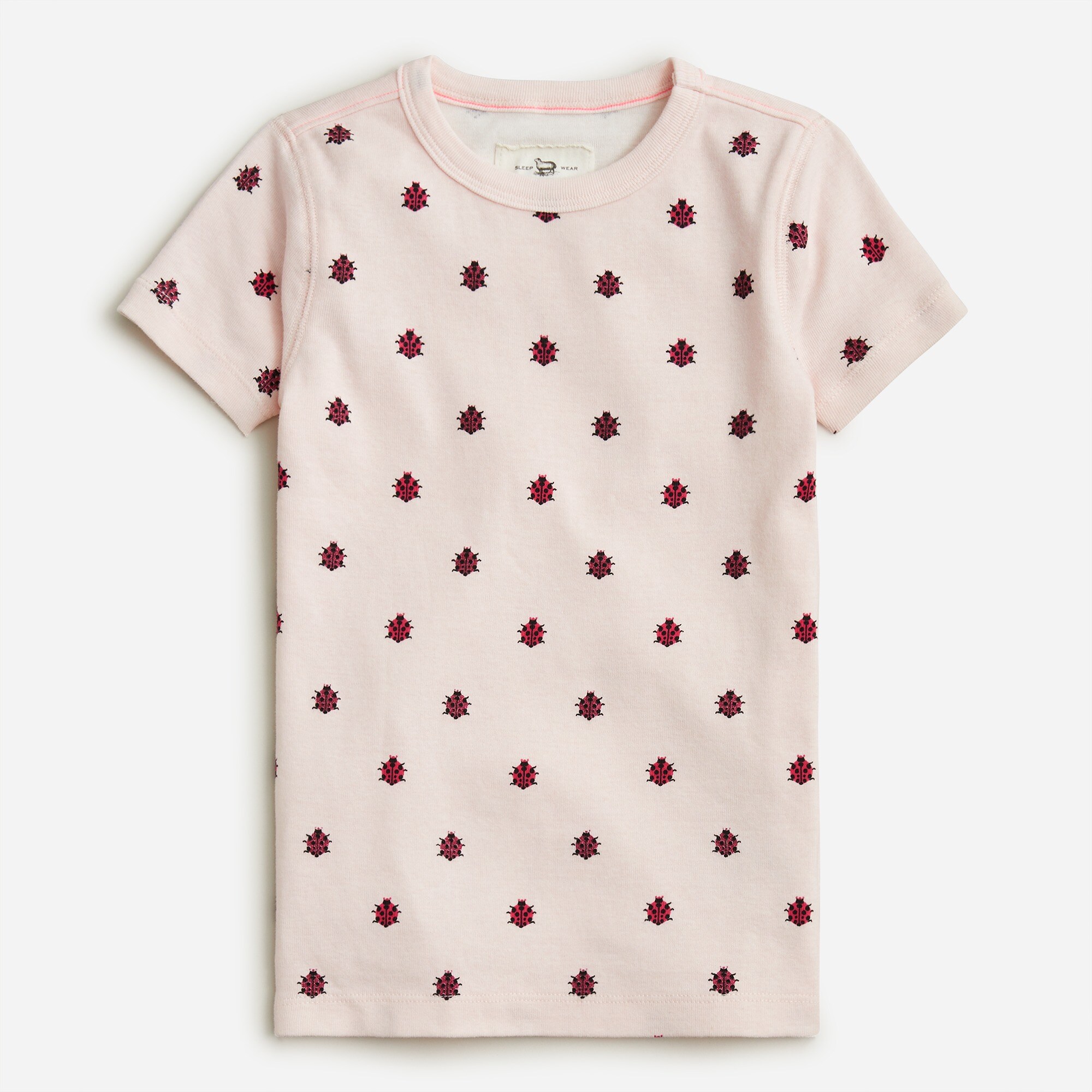 Kids' short-sleeve printed pajama set