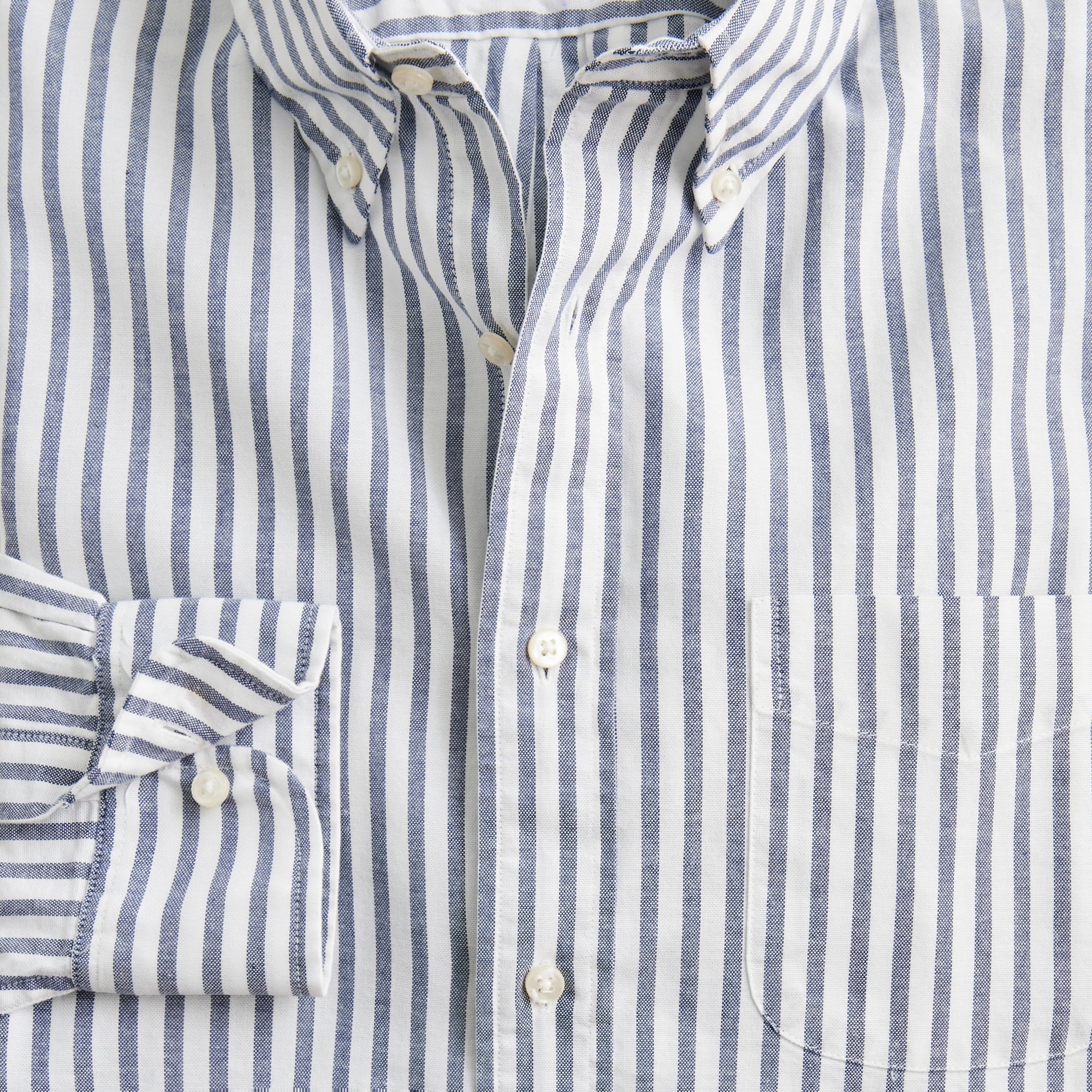 Relaxed Broken-in organic cotton oxford shirt