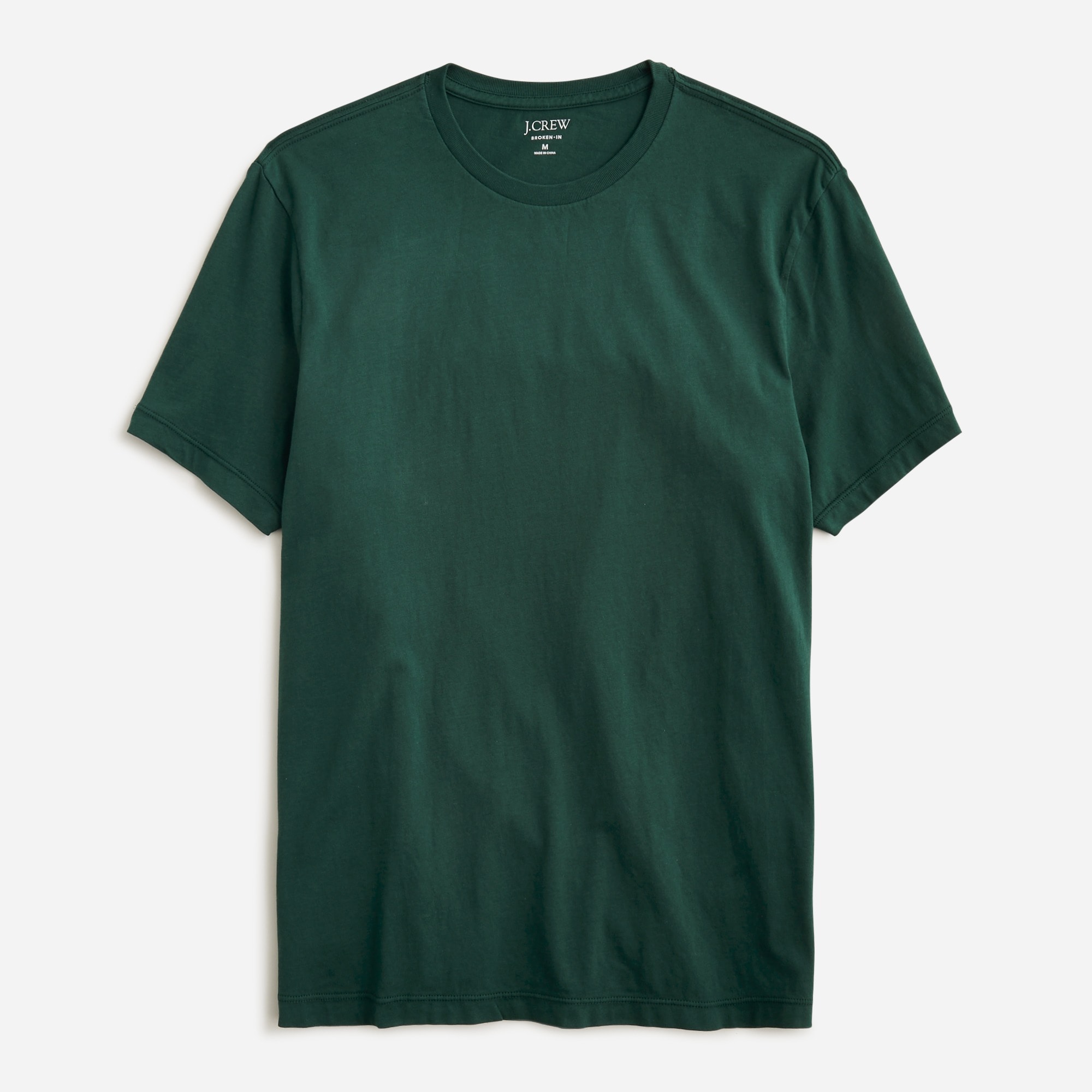 Broken-in short-sleeve T-shirt
