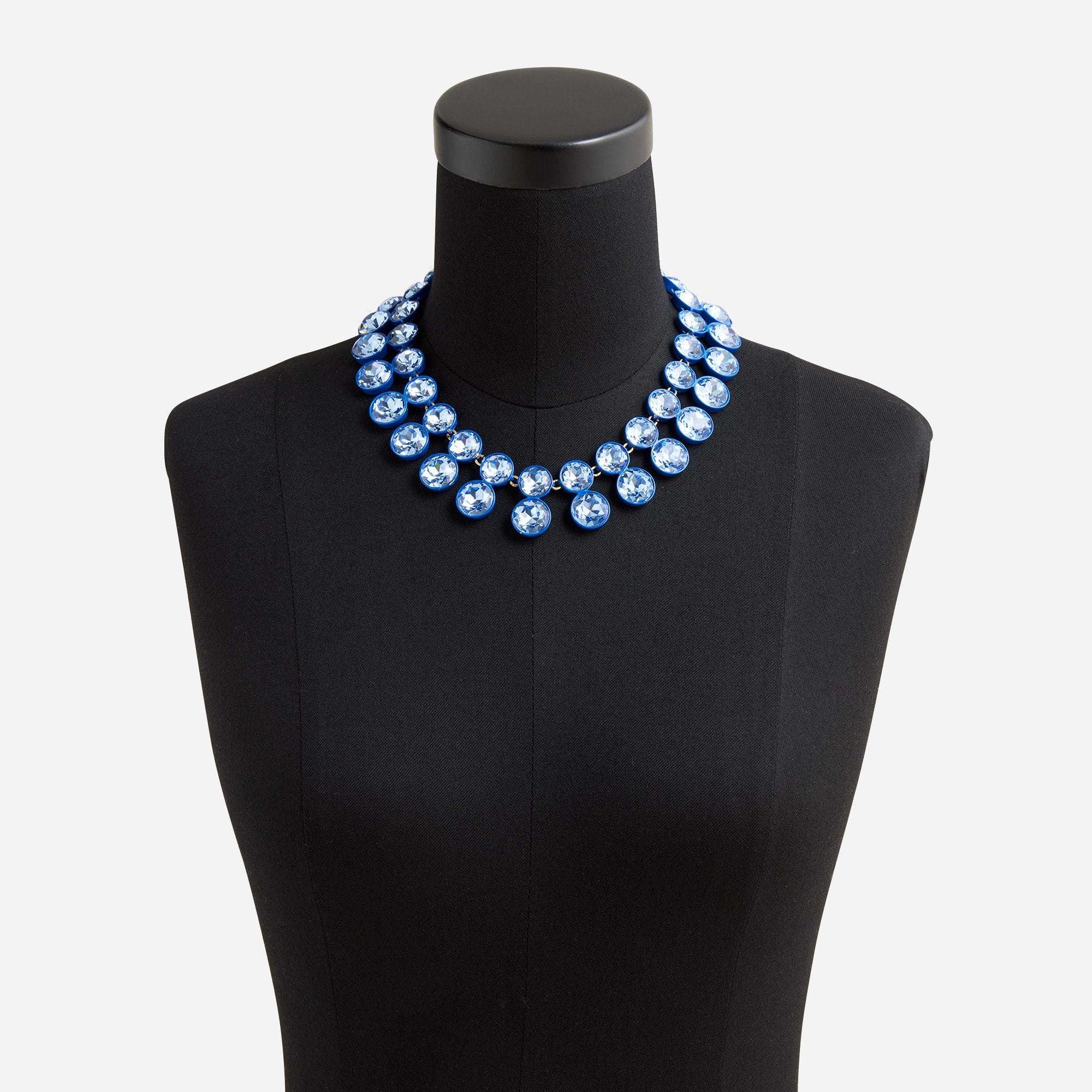 Sparkly double-drop necklace
